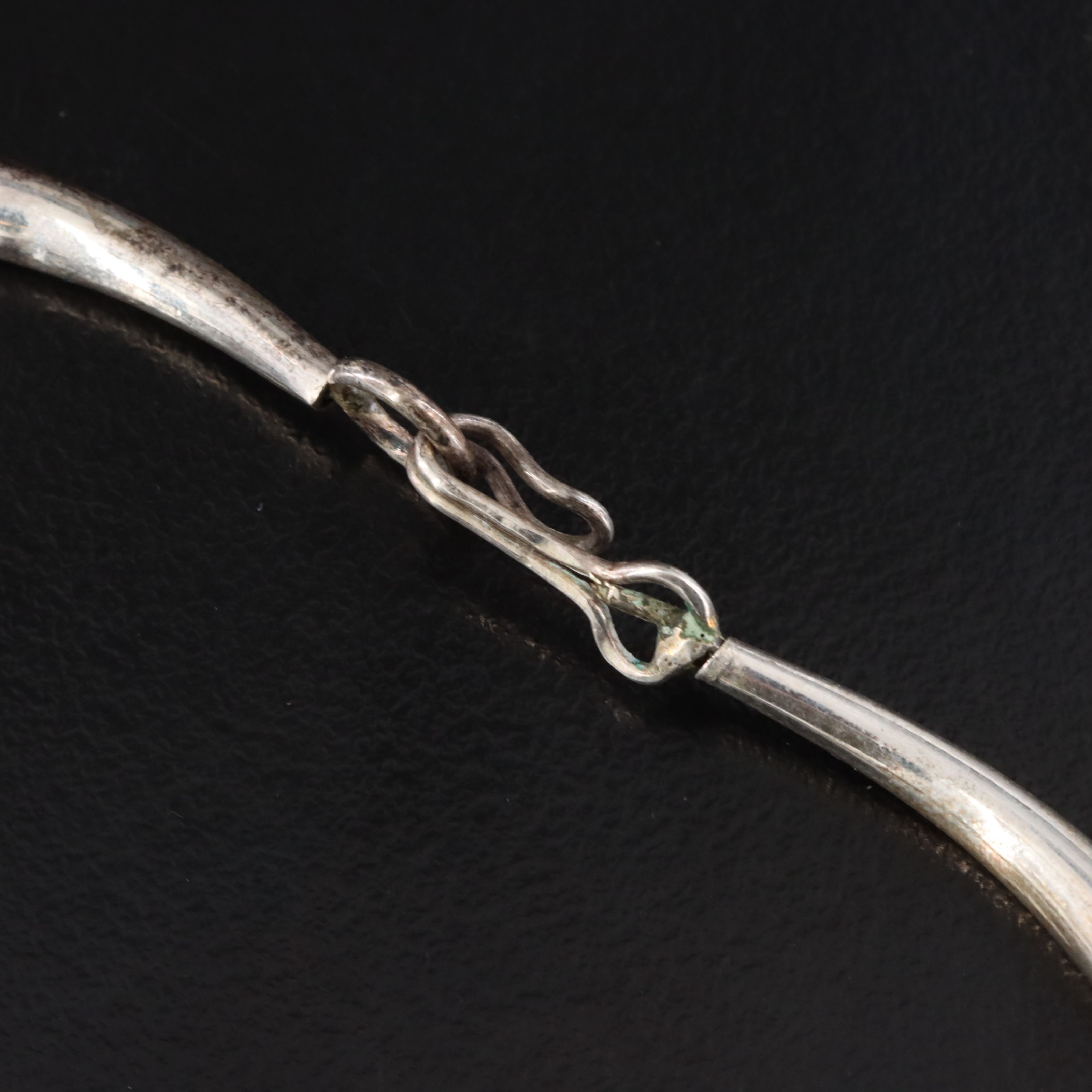 Southwestern Sterling Concho Necklace