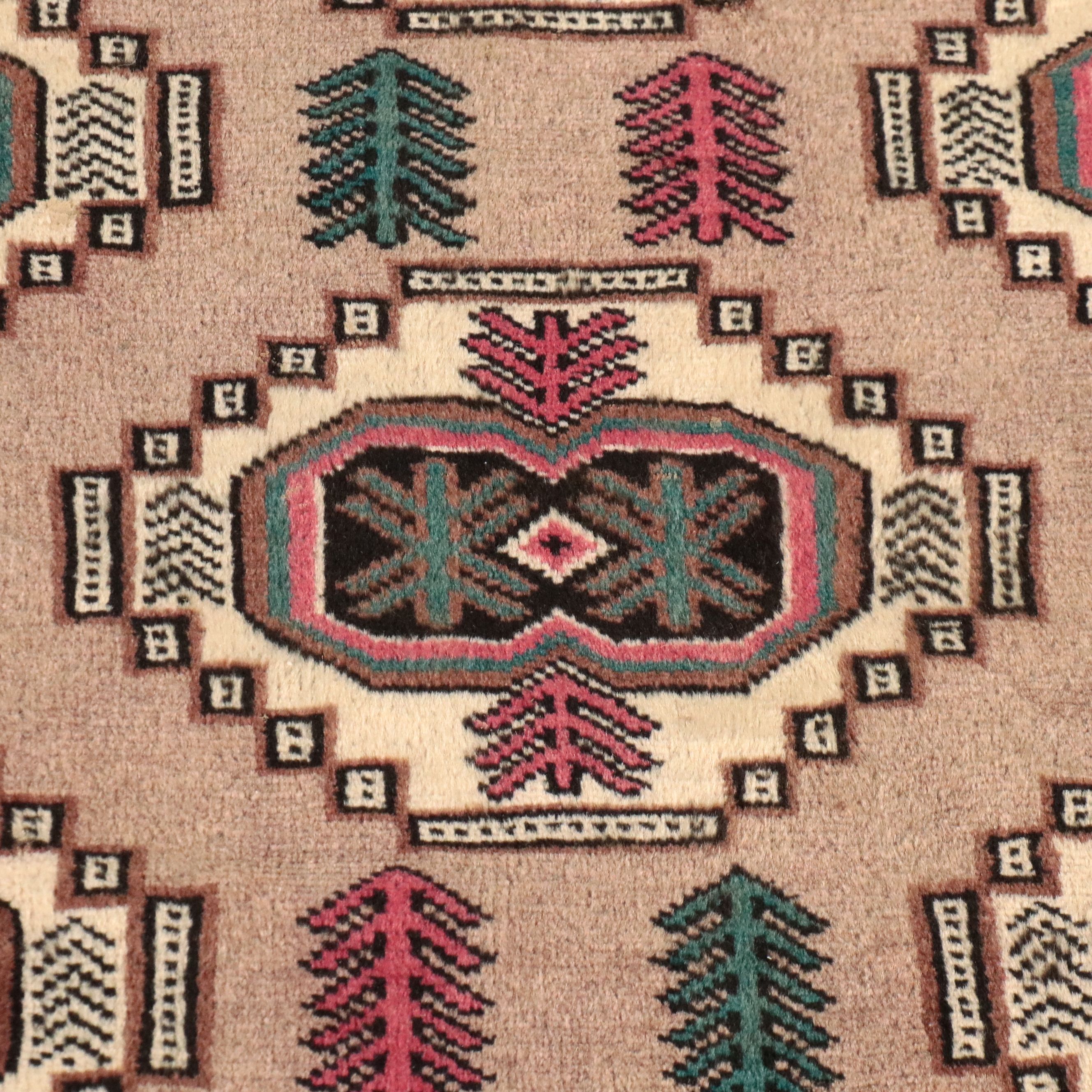 3'10 x 5' Hand-Knotted Turkish Oushak Modern Area Rug