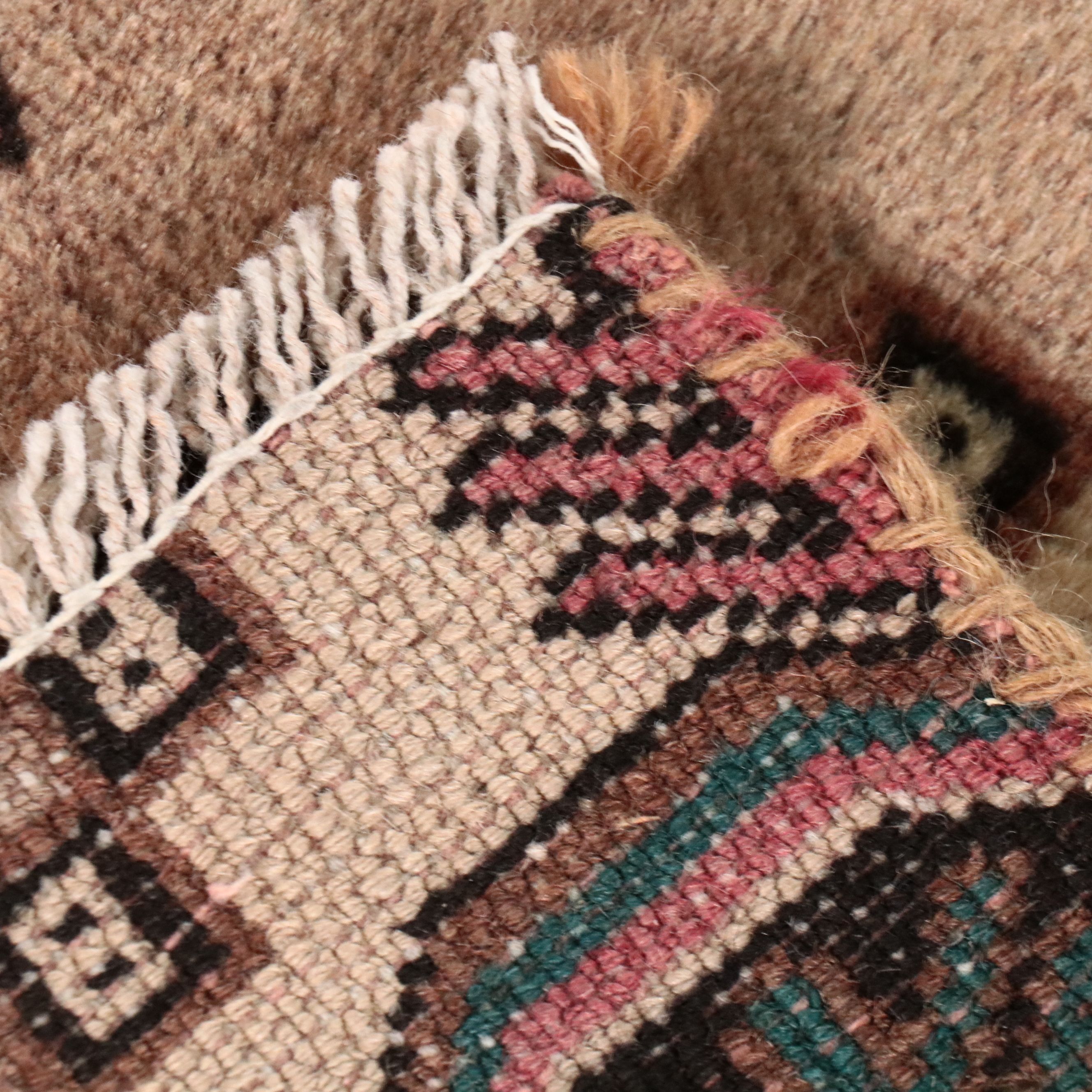 3'10 x 5' Hand-Knotted Turkish Oushak Modern Area Rug