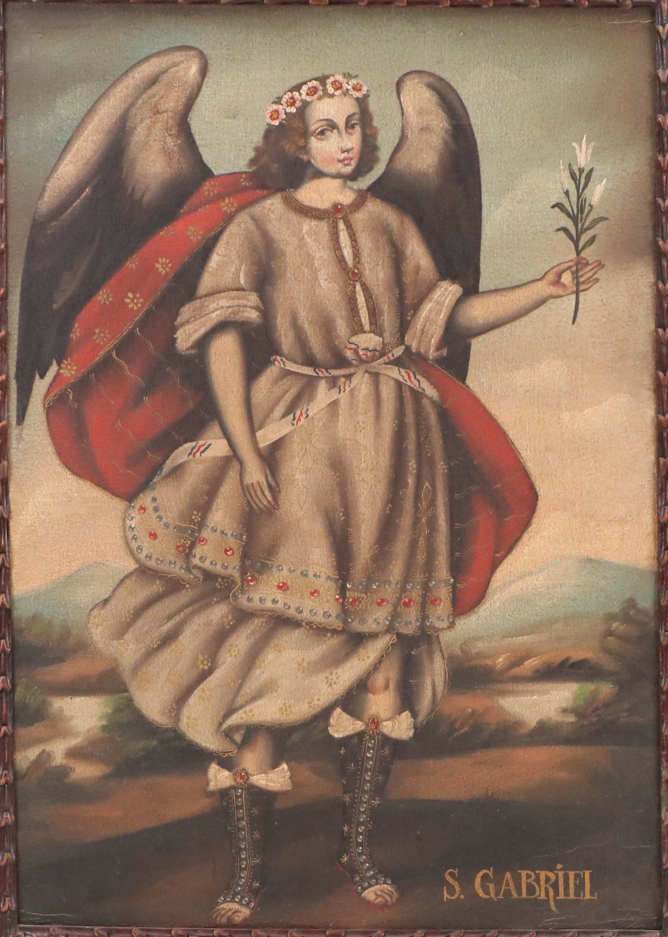 Cuzco School of Archangel Gabriel, Late 20th Century