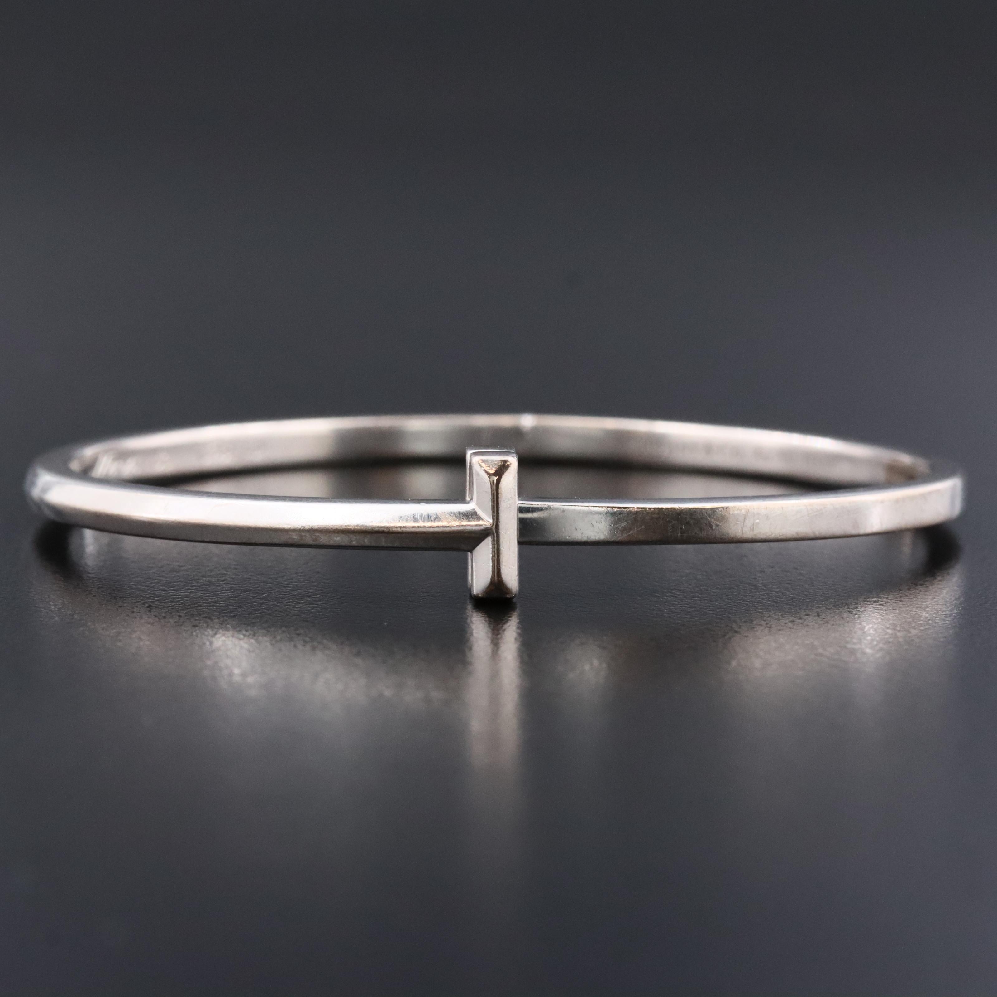Tiffany & Co. T1 18K Hinged Bracelet