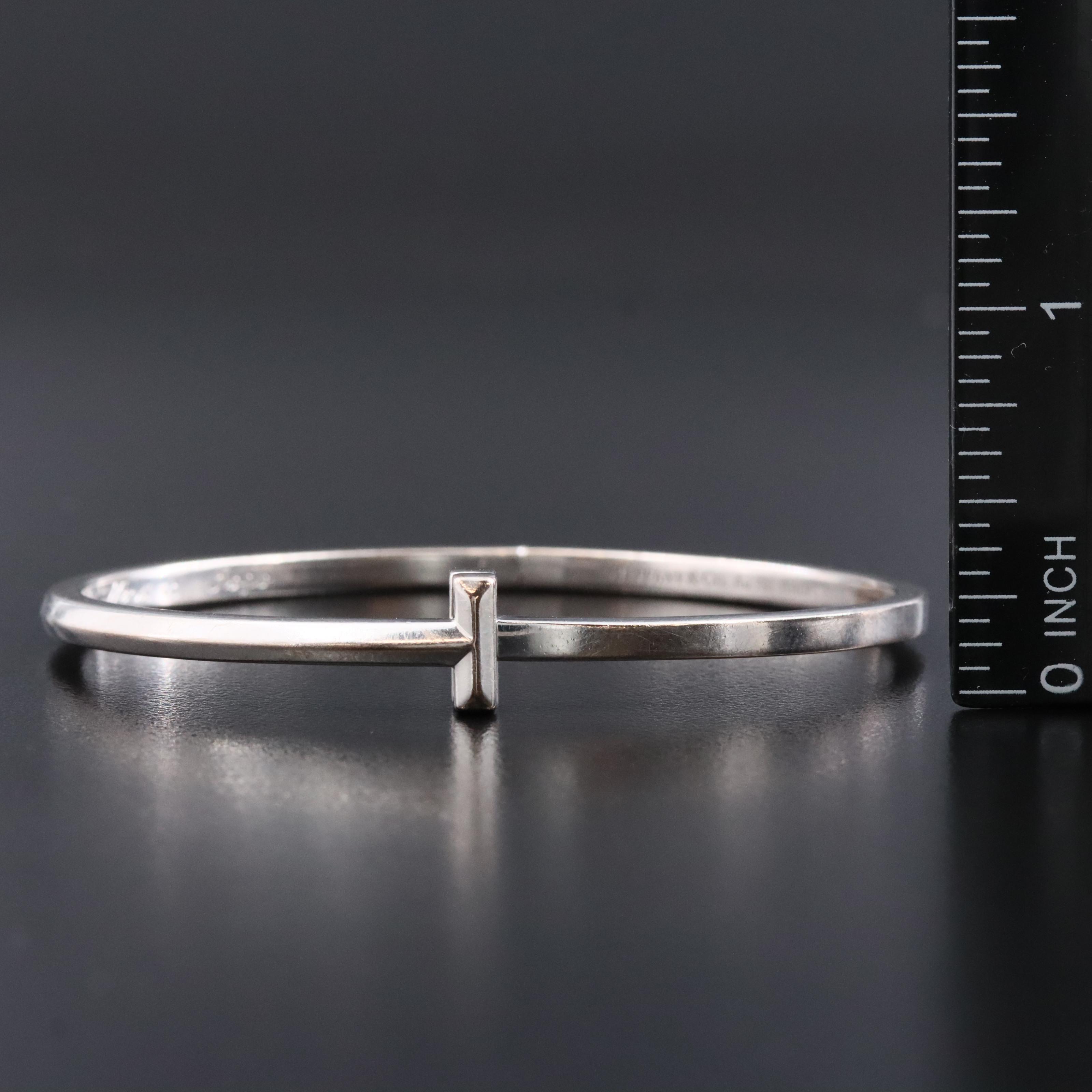 Tiffany & Co. T1 18K Hinged Bracelet