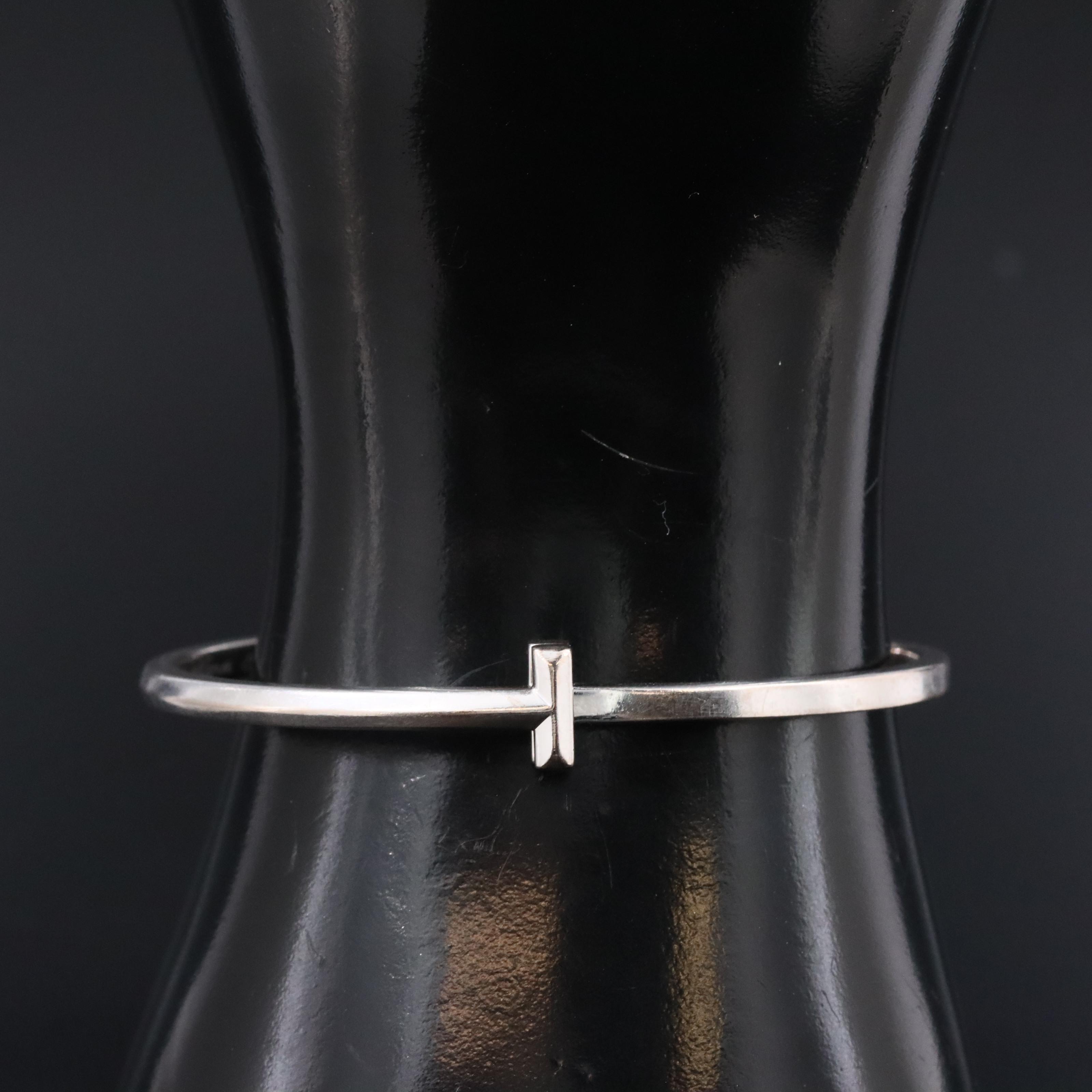 Tiffany & Co. T1 18K Hinged Bracelet