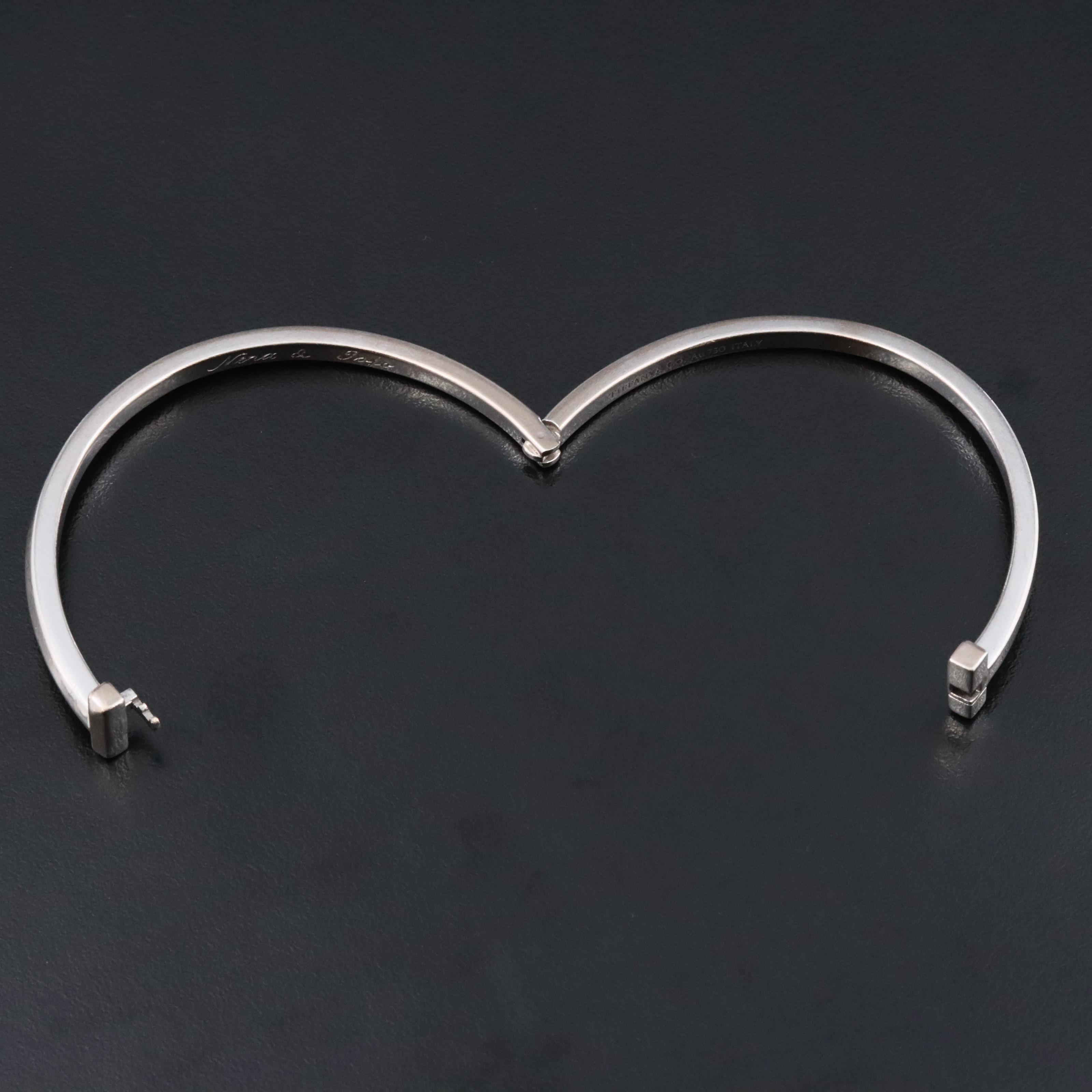 Tiffany & Co. T1 18K Hinged Bracelet