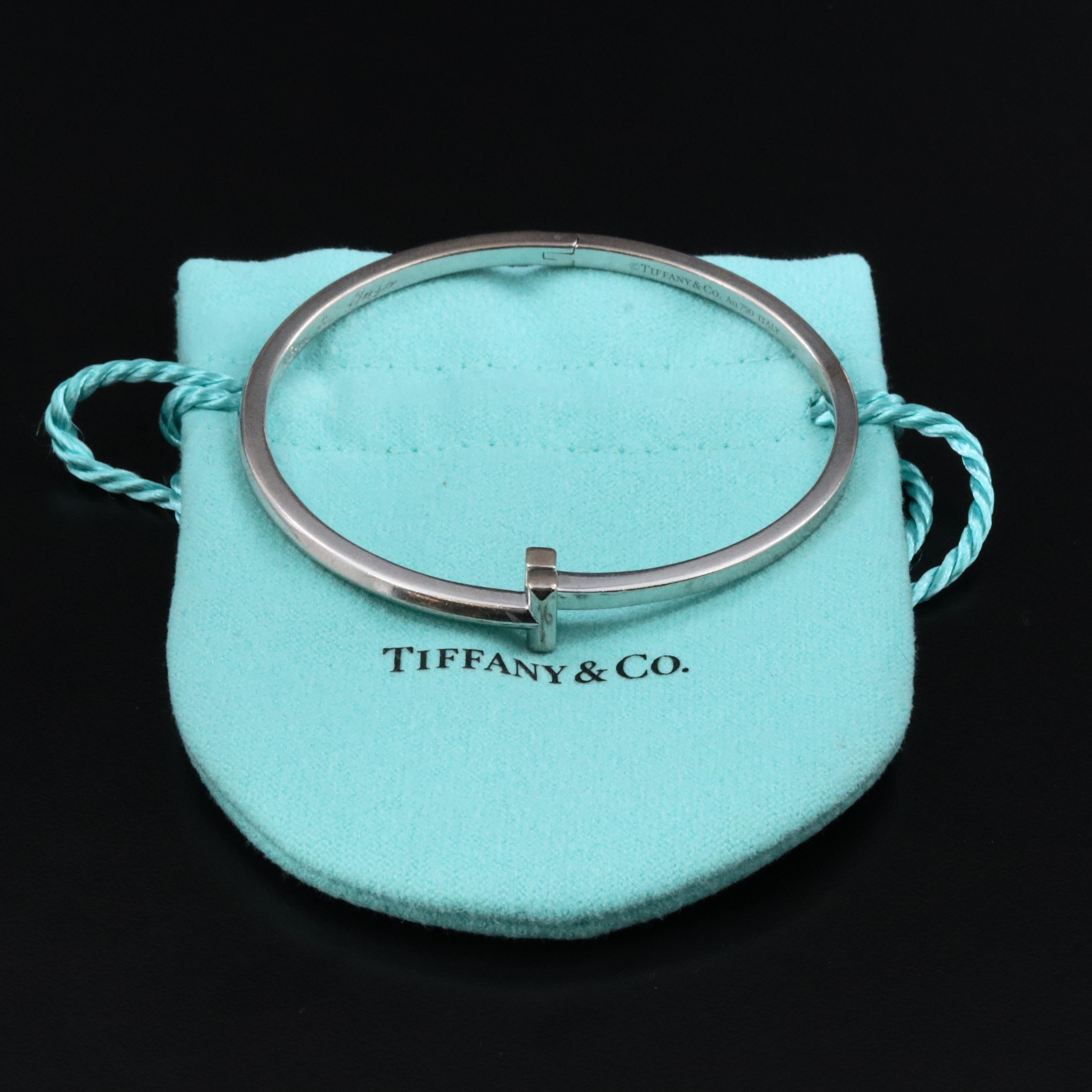 Tiffany & Co. T1 18K Hinged Bracelet