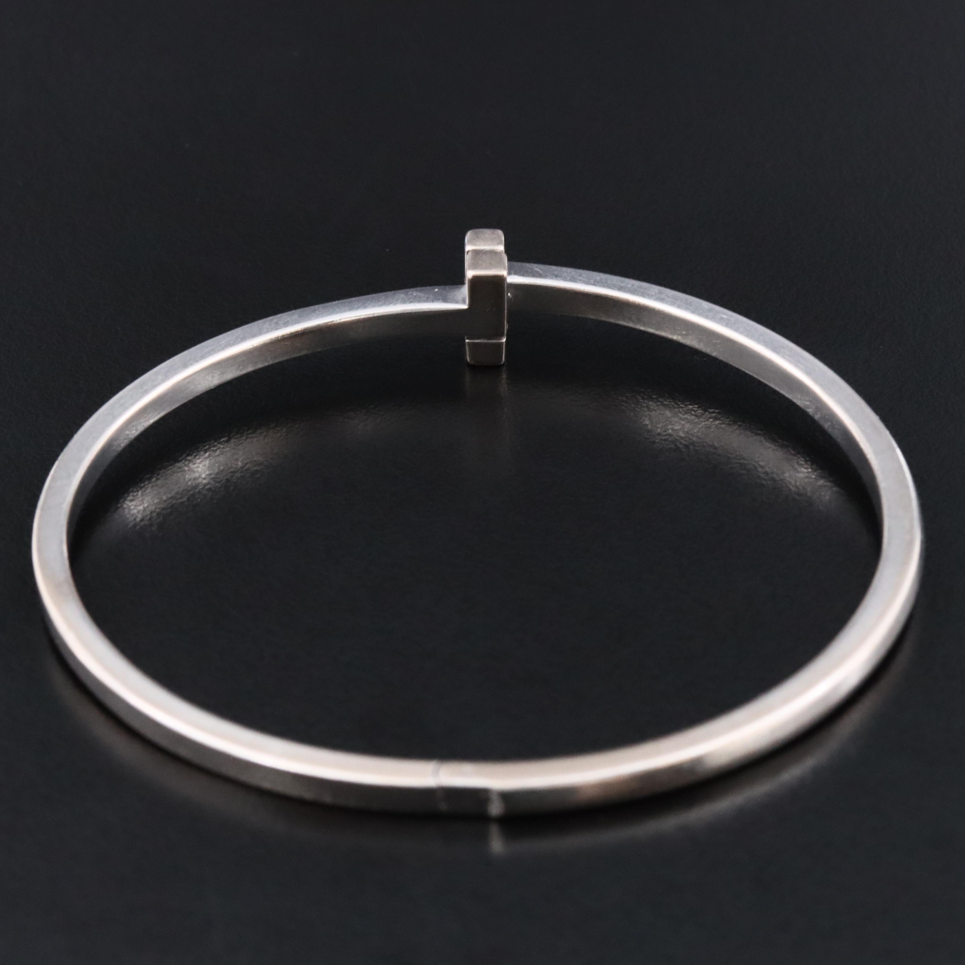 Tiffany & Co. T1 18K Hinged Bracelet