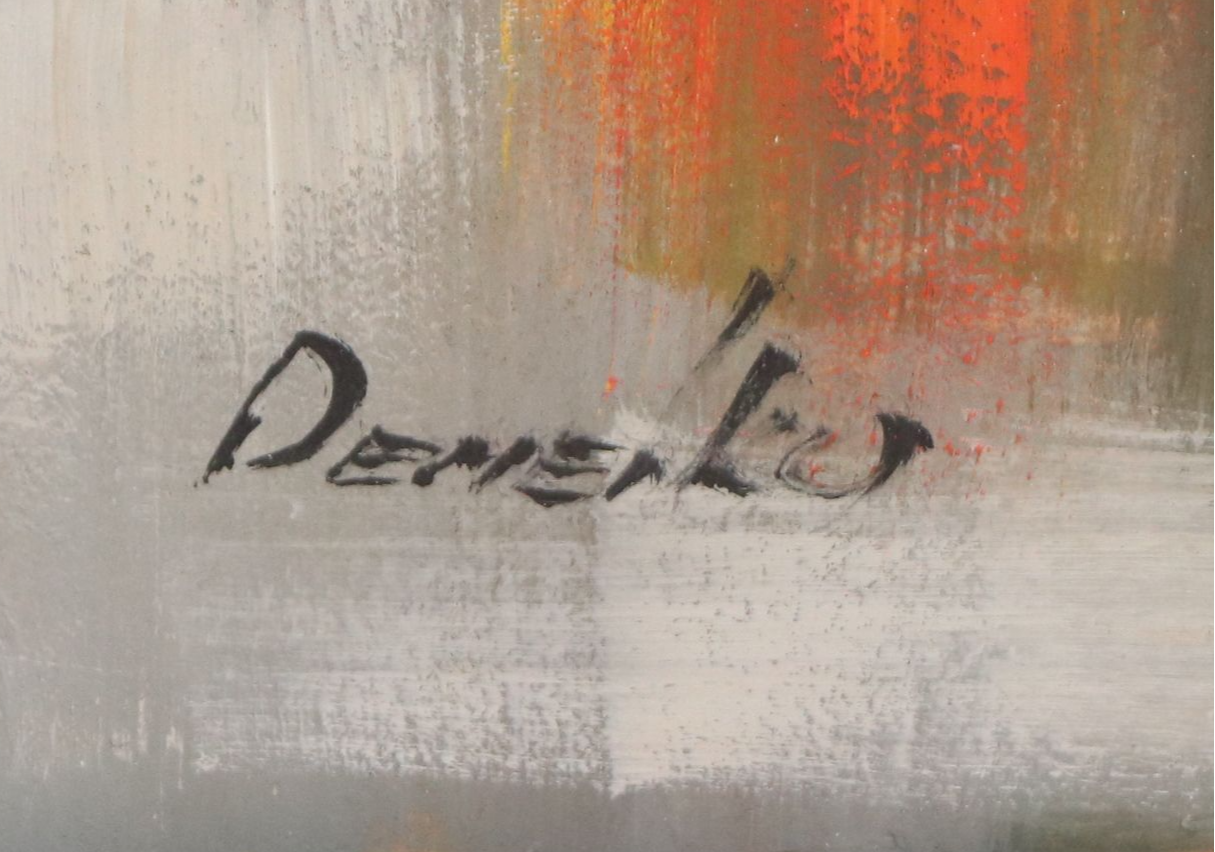 Natalia Demenko Fruit Still Life Oil Painting with Cups, 21st Century