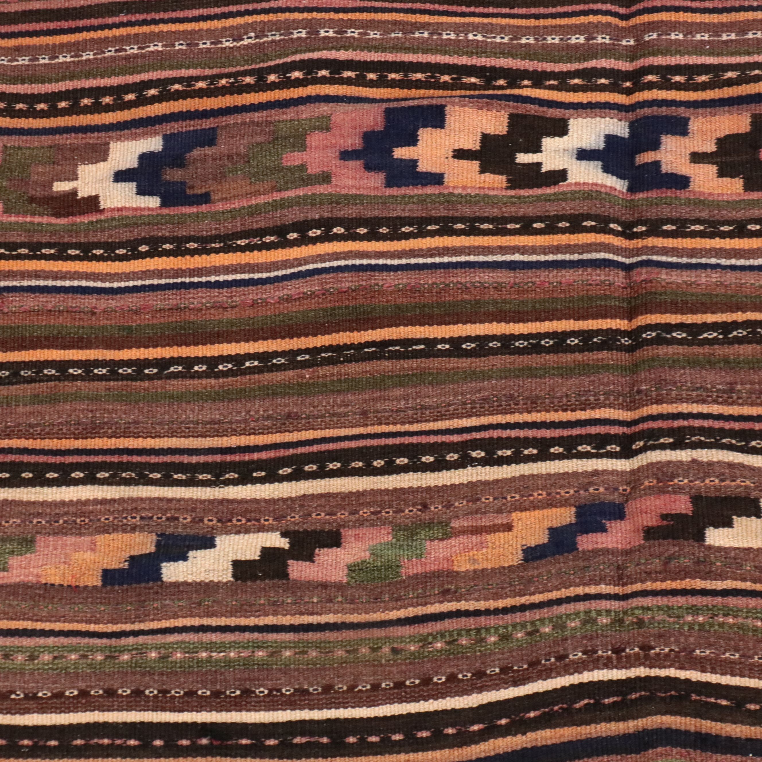 4'4 x 7'2 Handwoven Turkish Village Style Area Rug