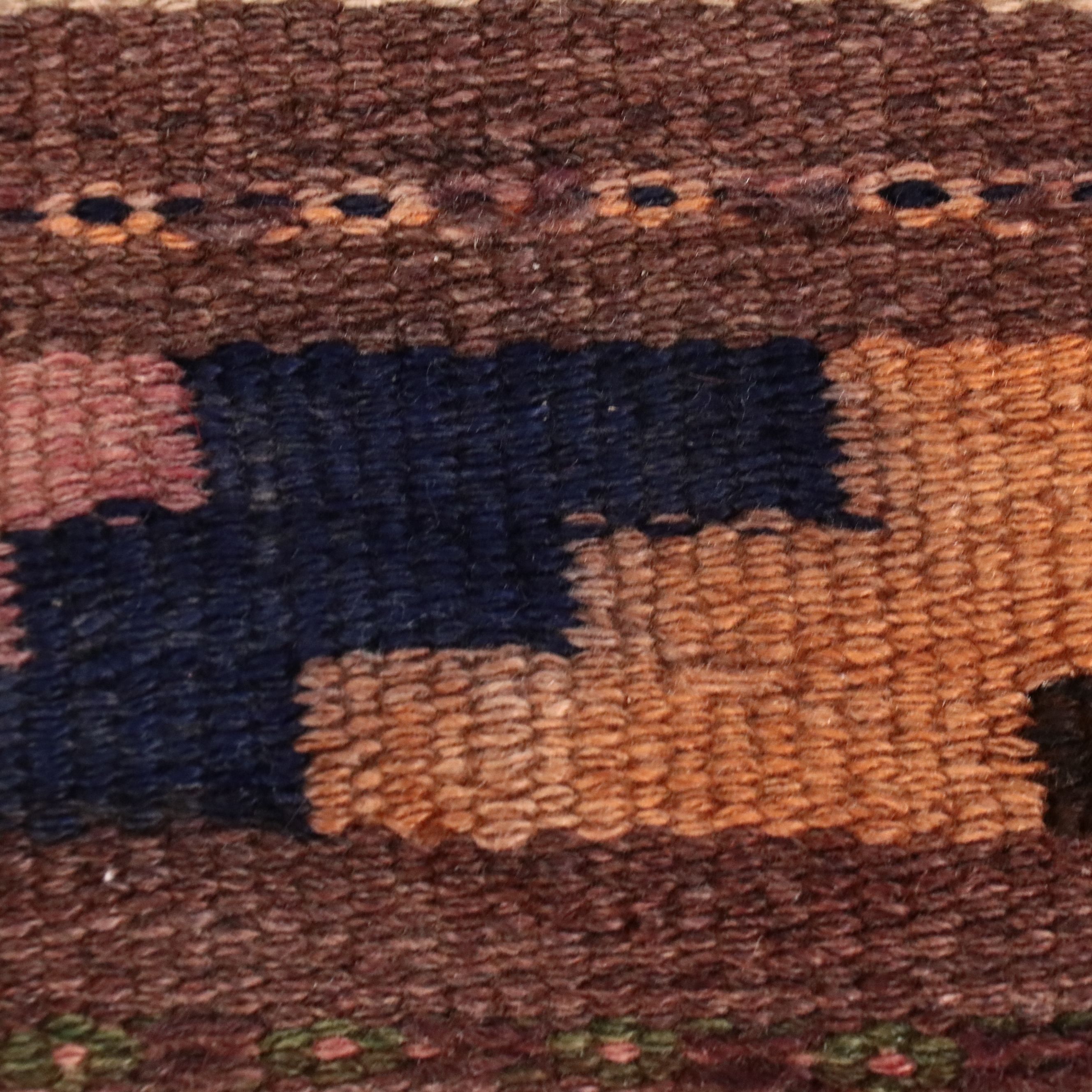 4'4 x 7'2 Handwoven Turkish Village Style Area Rug