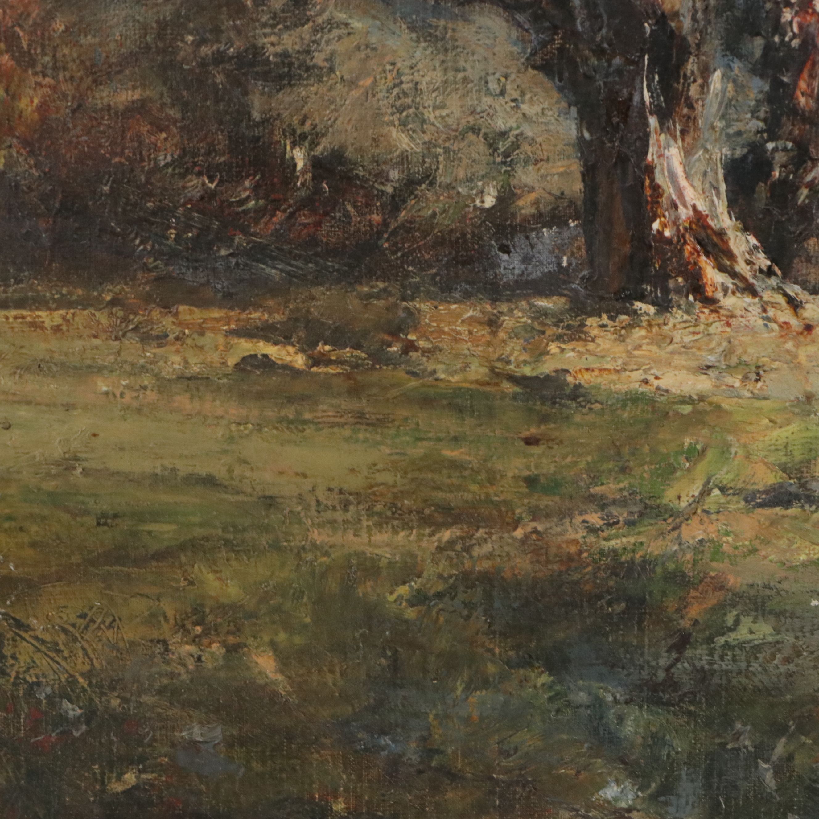 Douglas Arthur Teed Romantic Landscape Oil Painting, Late 19th/Early 20th C.