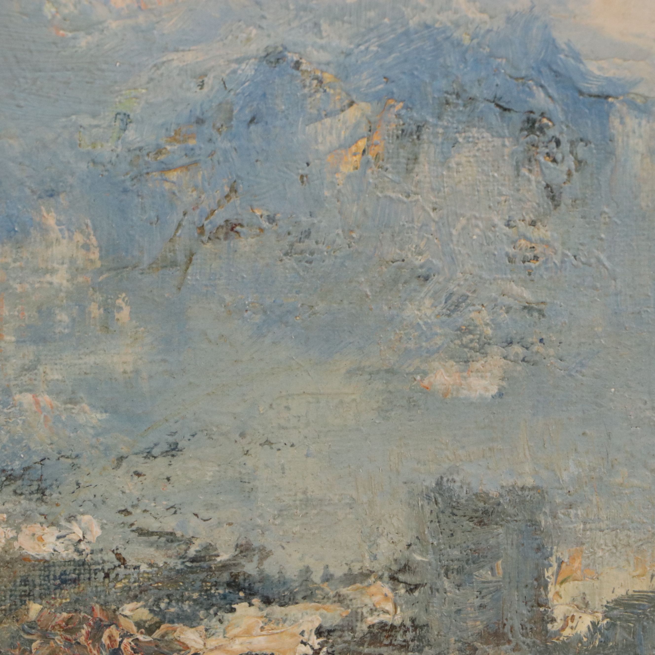 Douglas Arthur Teed Romantic Landscape Oil Painting, Late 19th/Early 20th C.