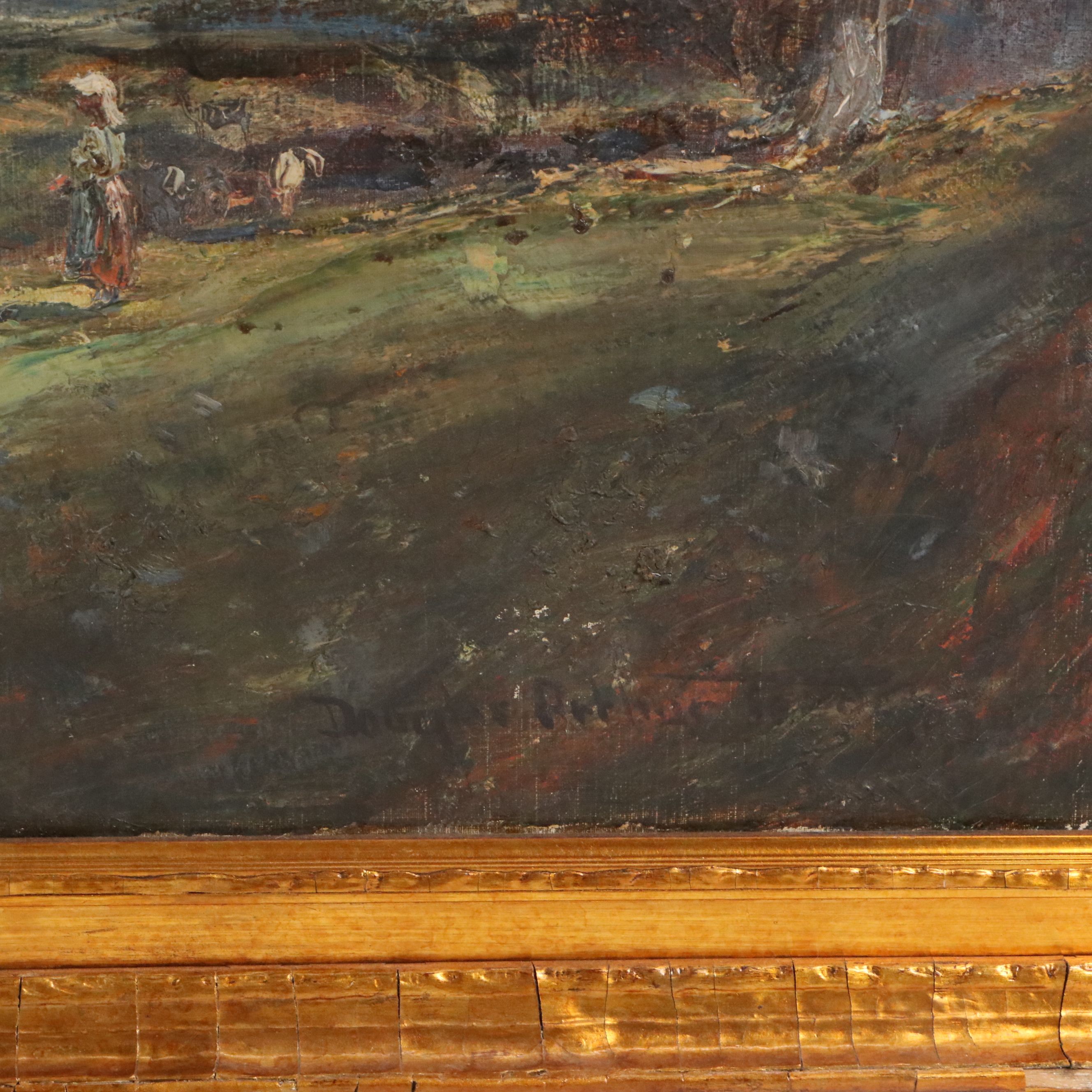 Douglas Arthur Teed Romantic Landscape Oil Painting, Late 19th/Early 20th C.