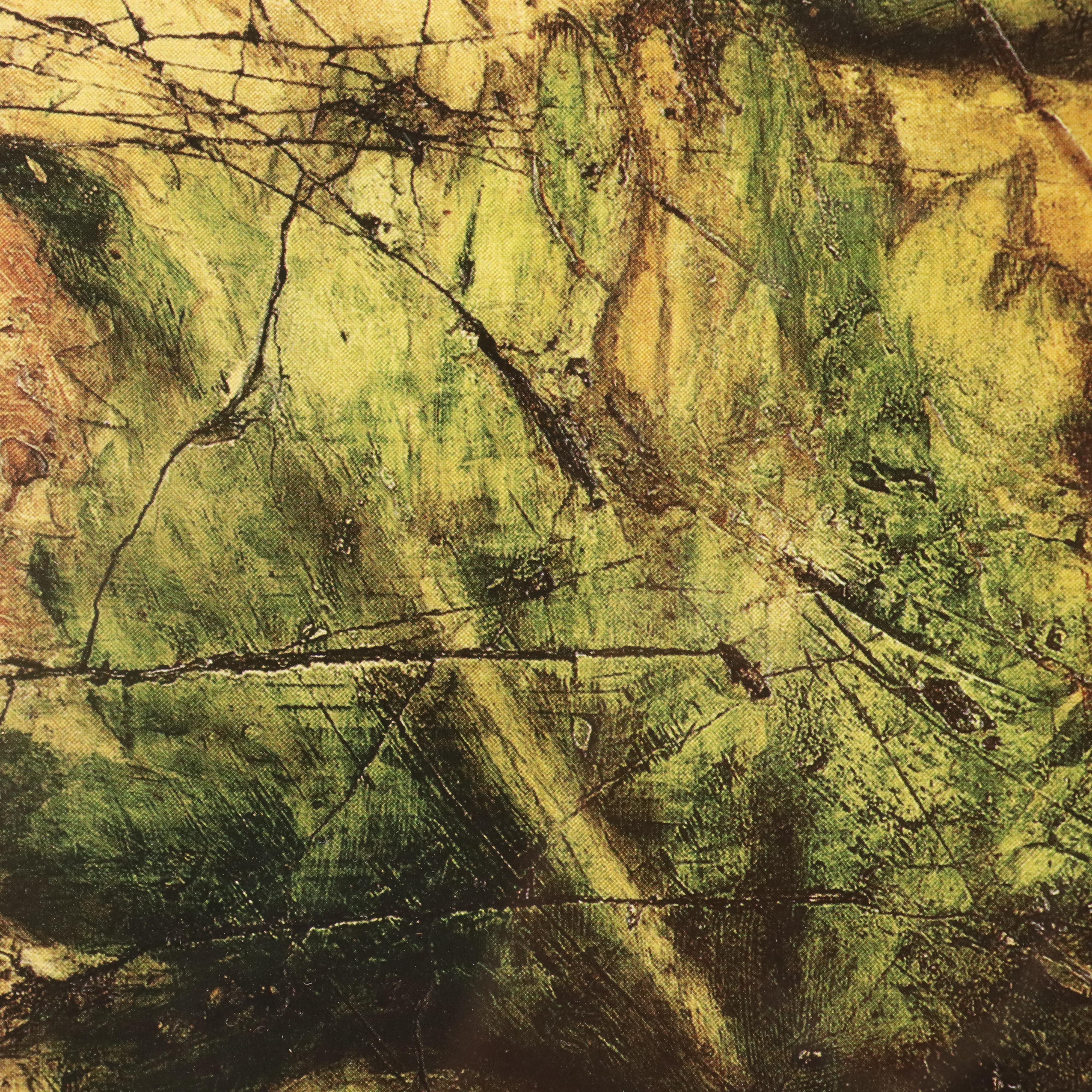 Offset Lithograph Fruit Bowl Still Life