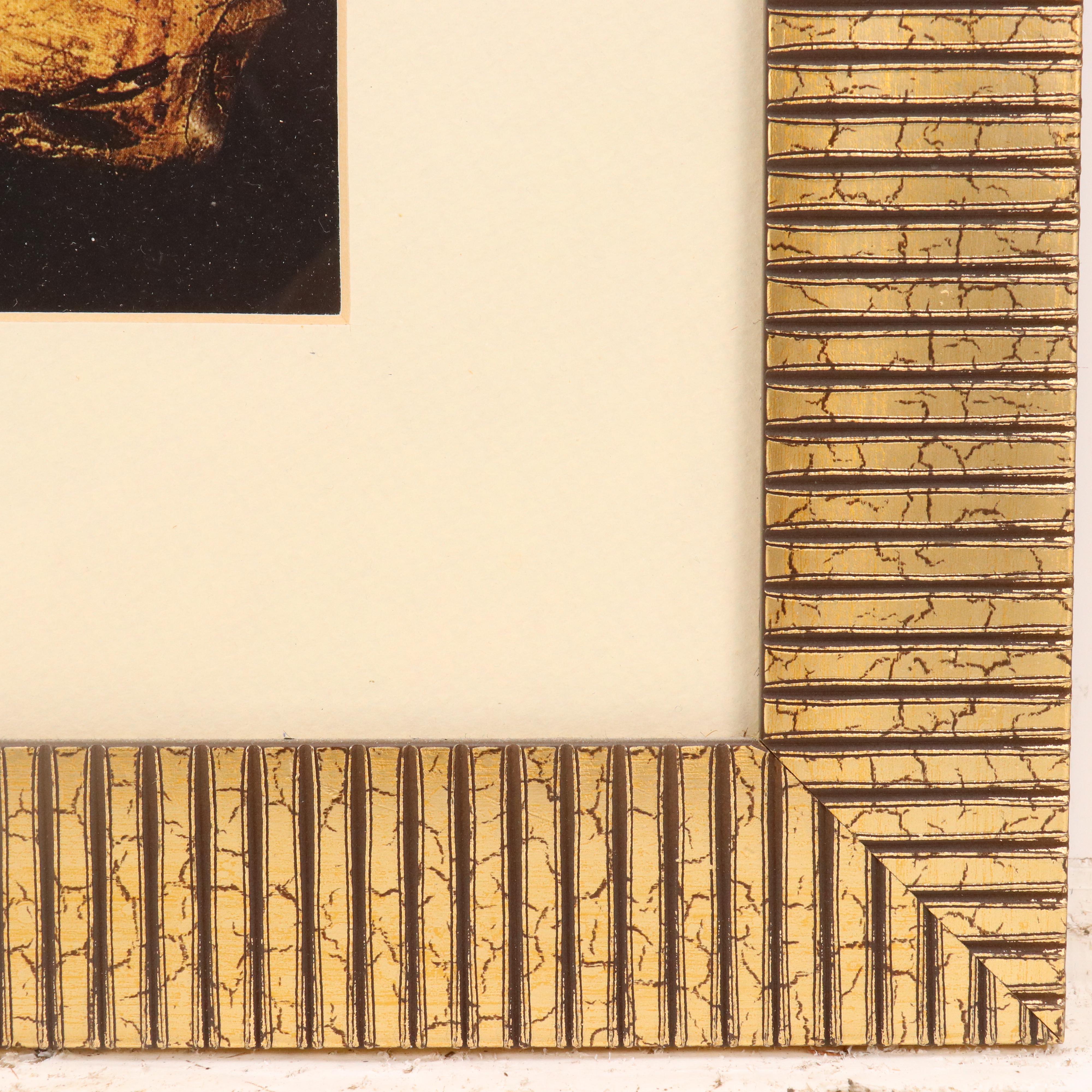 Offset Lithograph Fruit Bowl Still Life