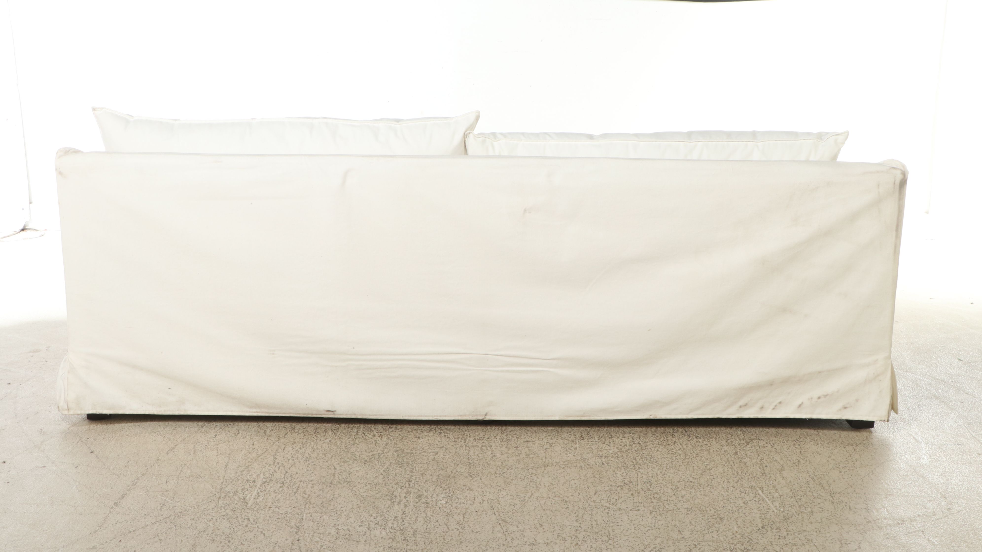 Lee Industries Contemporary Slip Covered Sofa