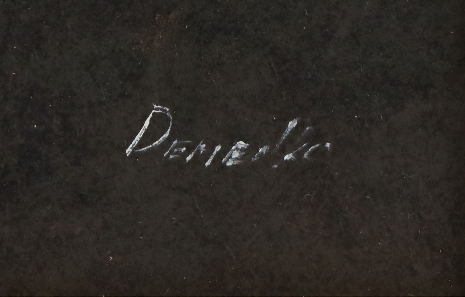 Natalia Demenko Oil Painting of Bird on Branch, 21st Century