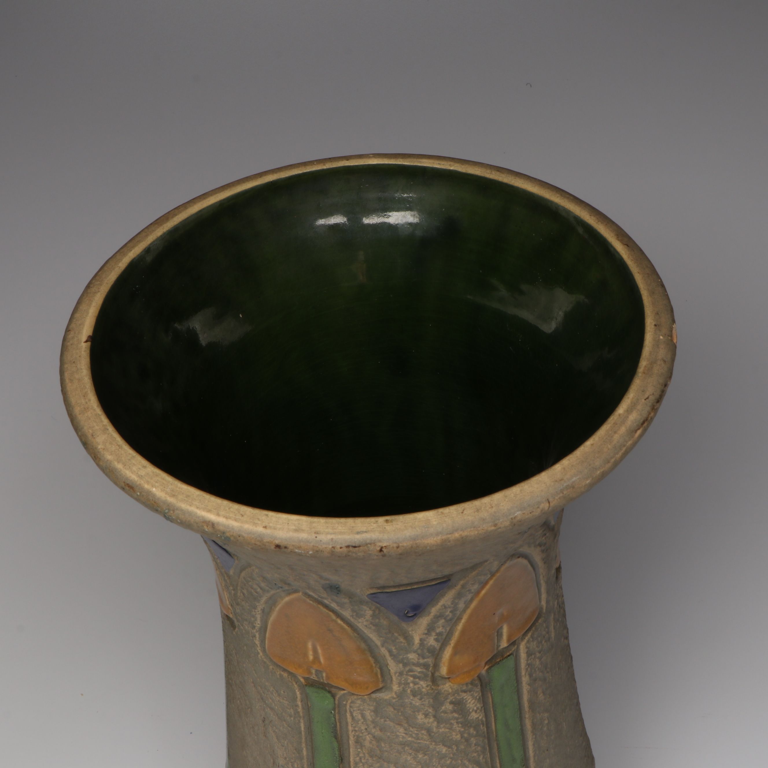 Roseville "Mostique" Ceramic Vase, 1910s