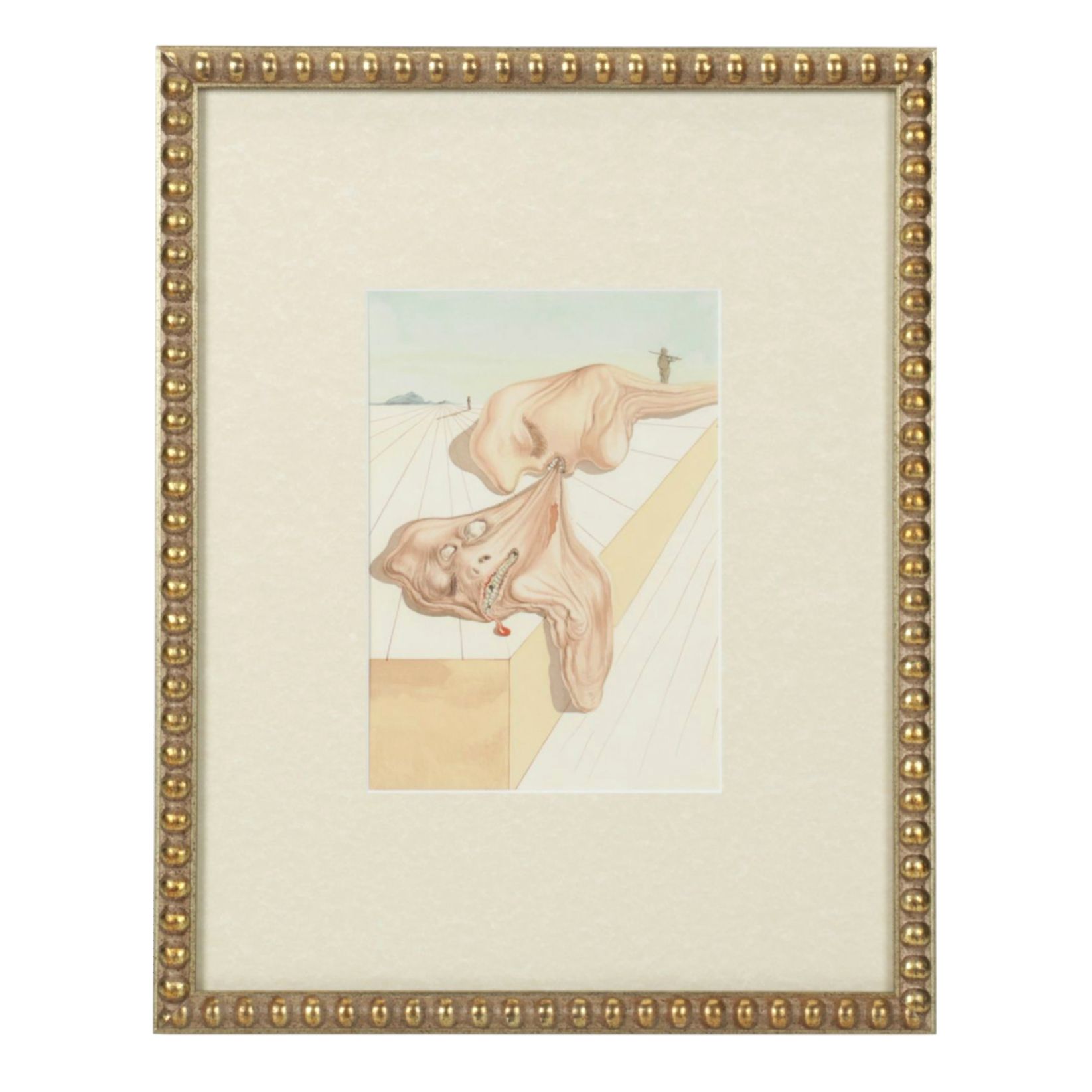 Salvador Dalí Wood Engraving "Gianni Schicchi's Bite," 1960 – 1964