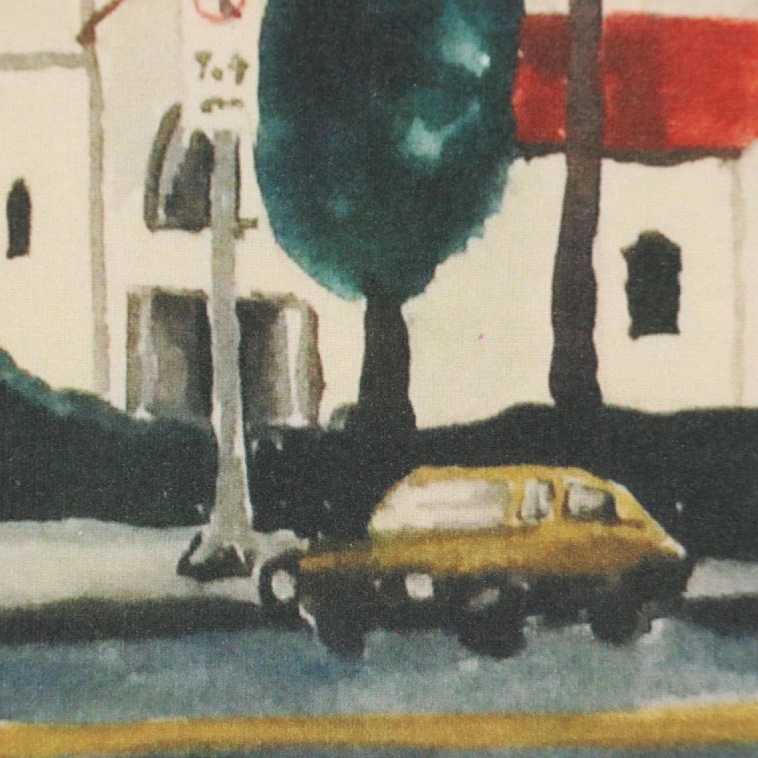 M.C. Abushar Digital Print "Christ the King Church," 21st Century