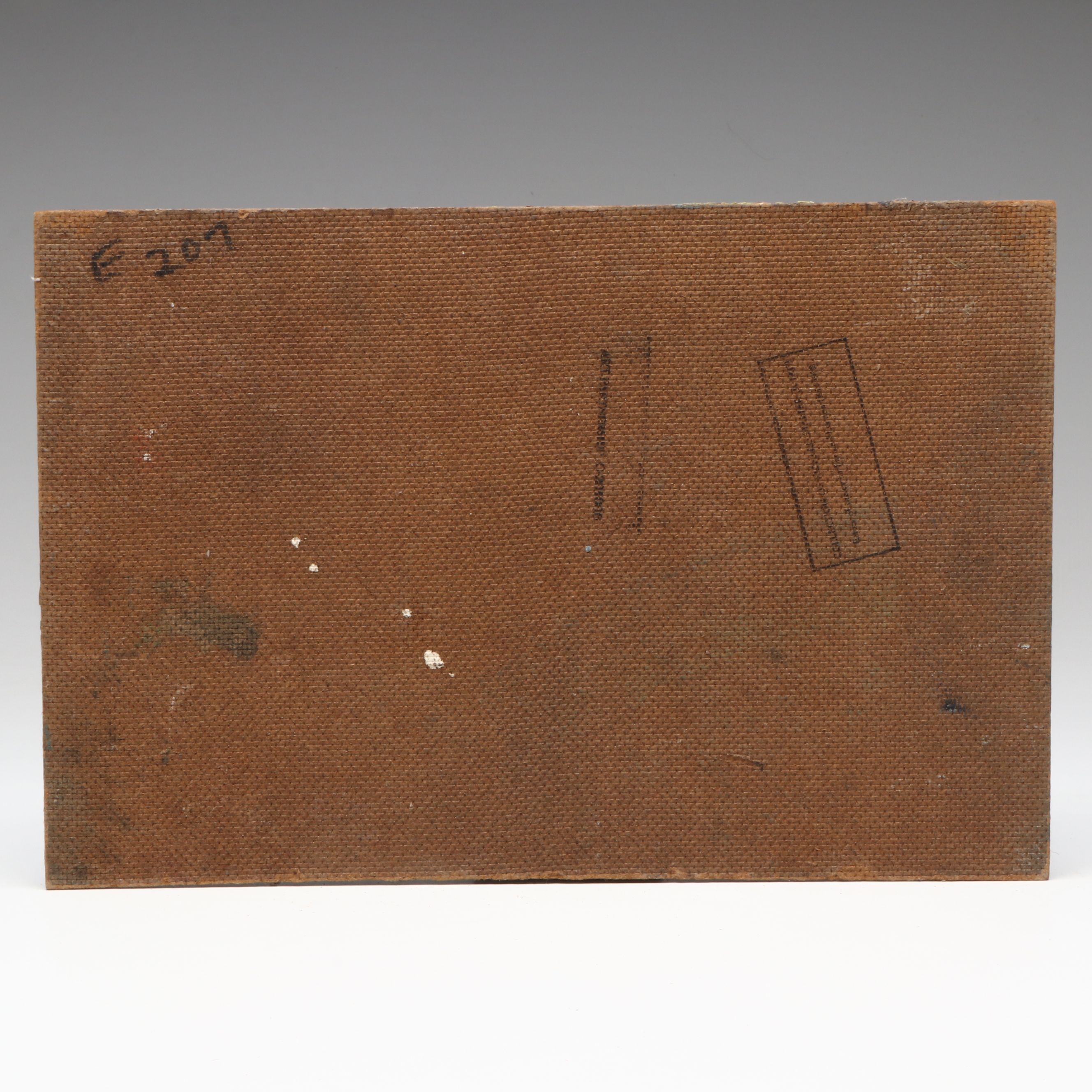 Bernard Lennon Impressionist Garden Landscape Oil Painting with Figure