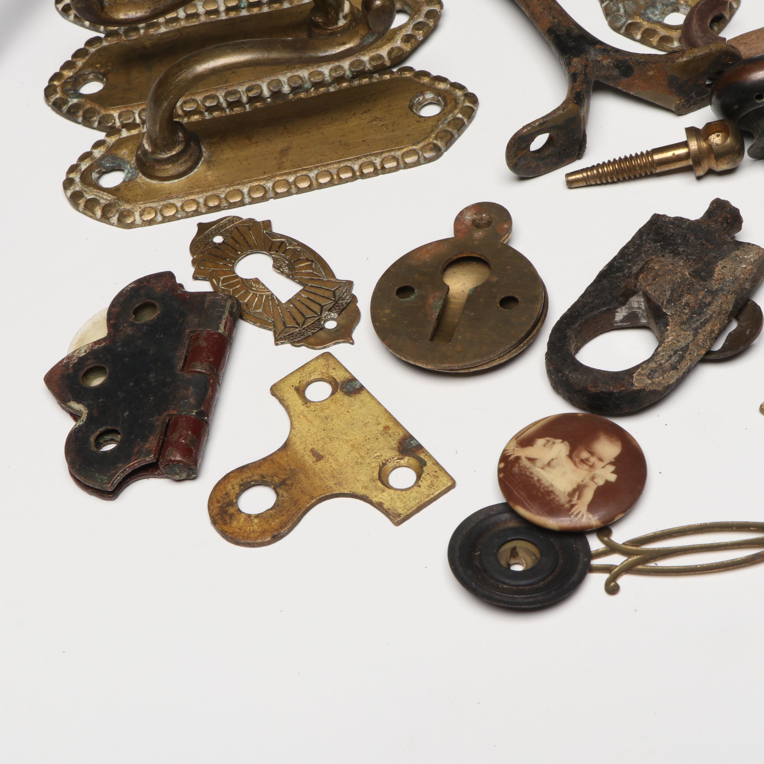 Antique Metal Door and Window Hardware