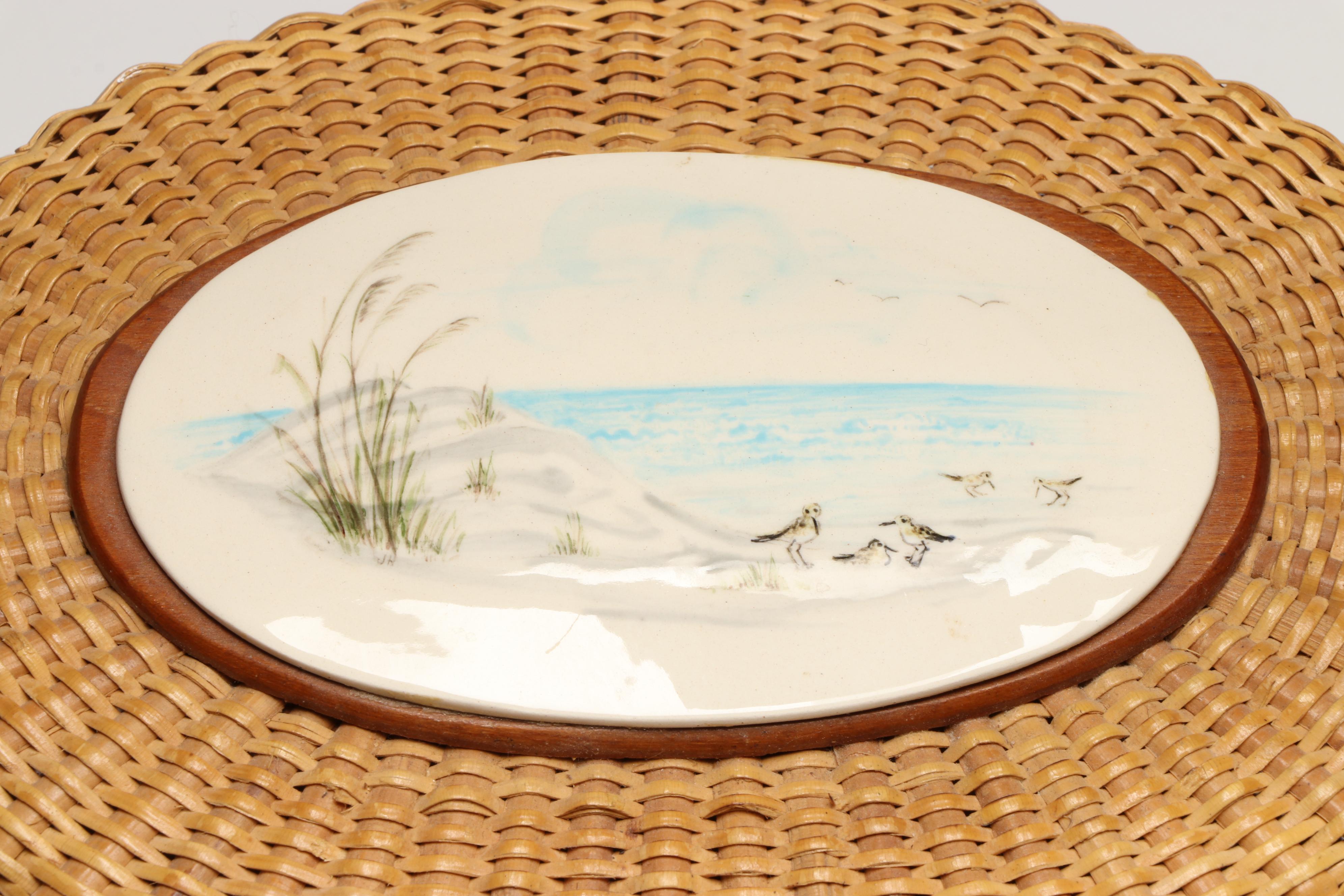 South Carolina Nantucket Style and Gullah Sweetgrass Missionary Bag Style Basket