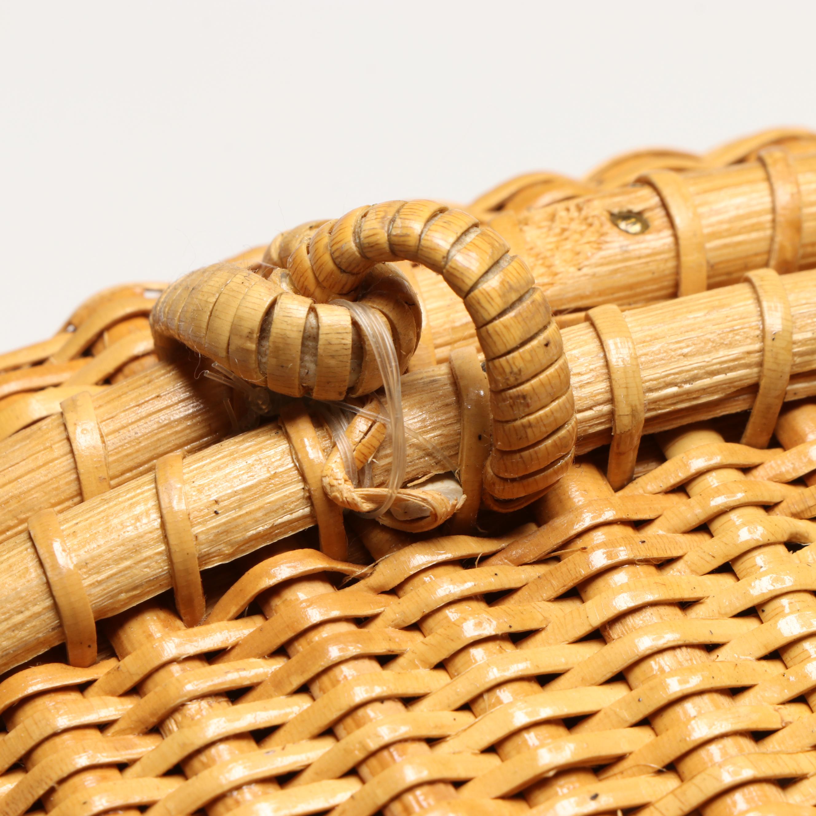 South Carolina Nantucket Style and Gullah Sweetgrass Missionary Bag Style Basket