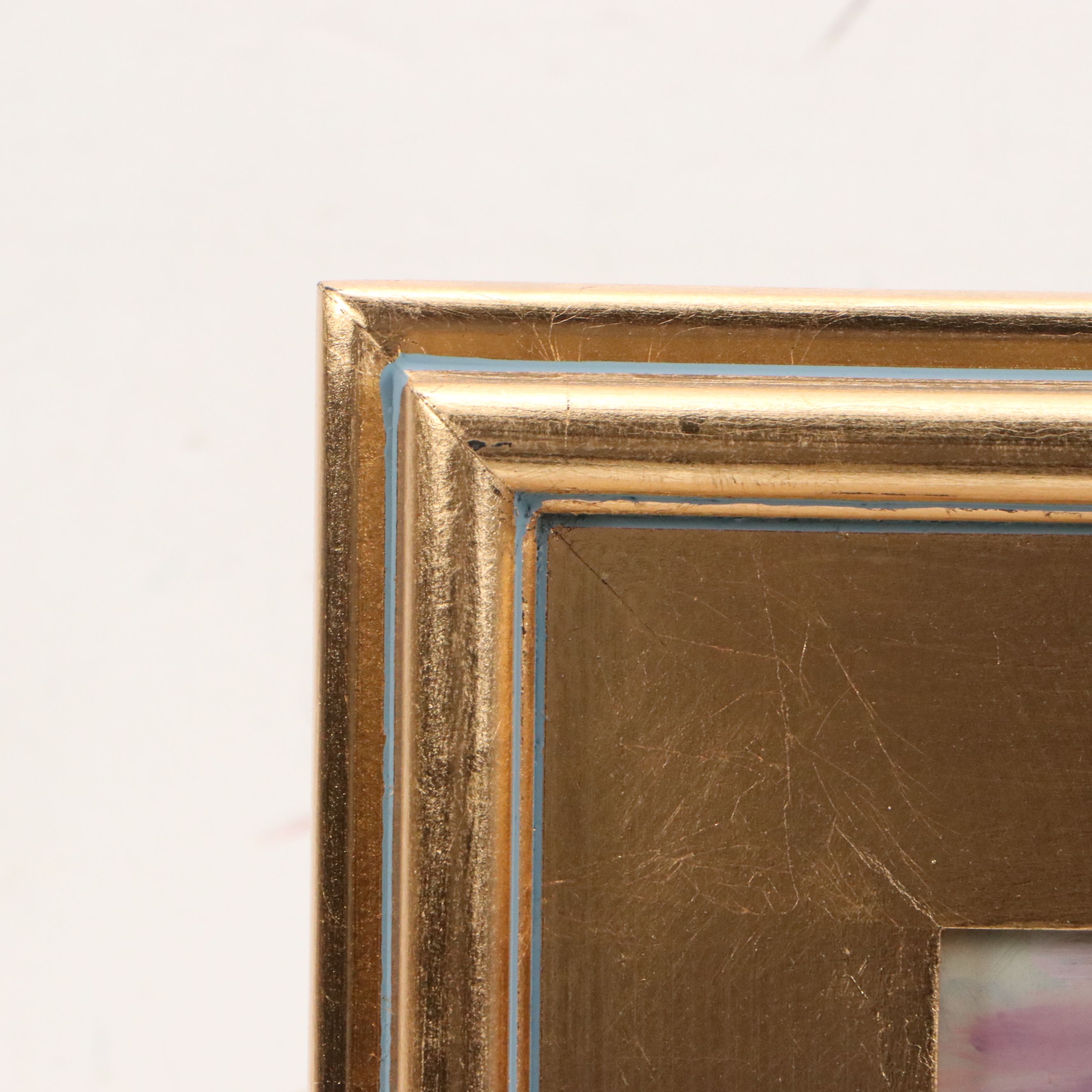 Natalia Demenko Oil Painting of Marsh Sunset Landscape, 21st Century