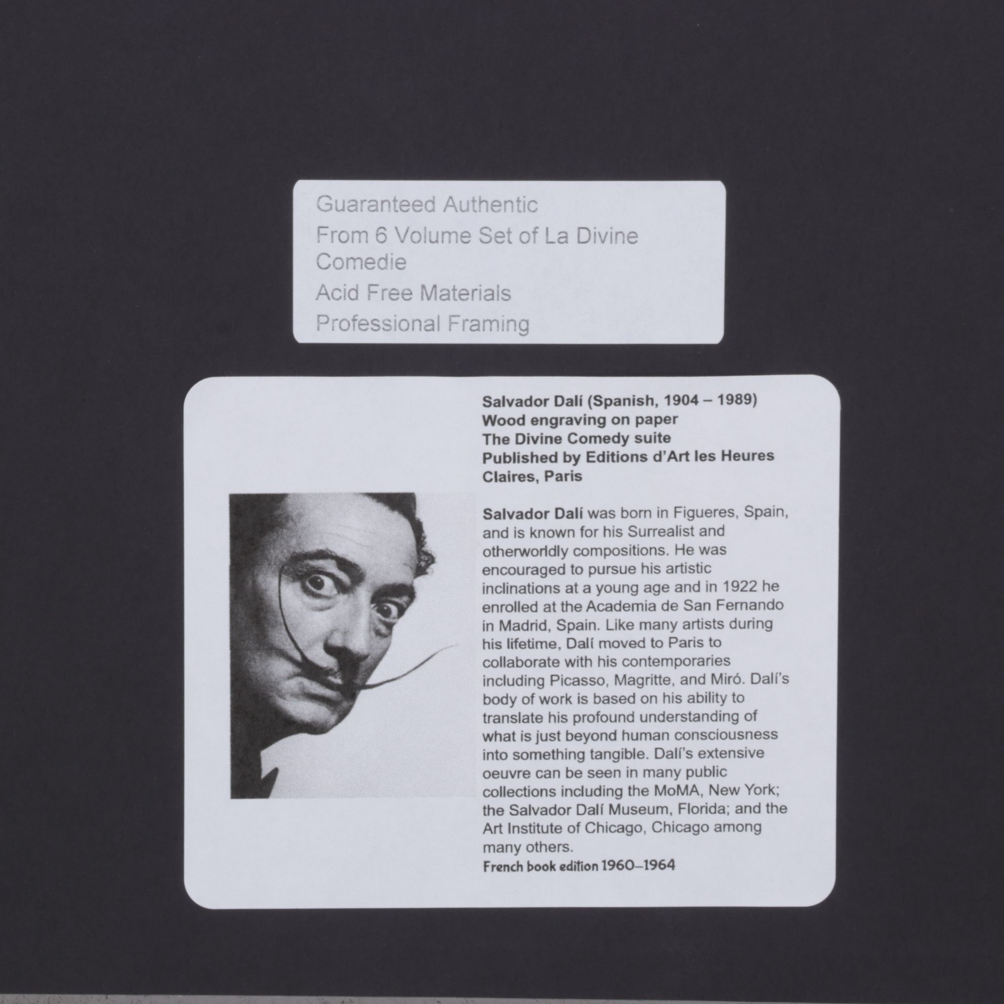 Salvador Dalí Wood Engraving "Traitors to their Hosts", 1960-64