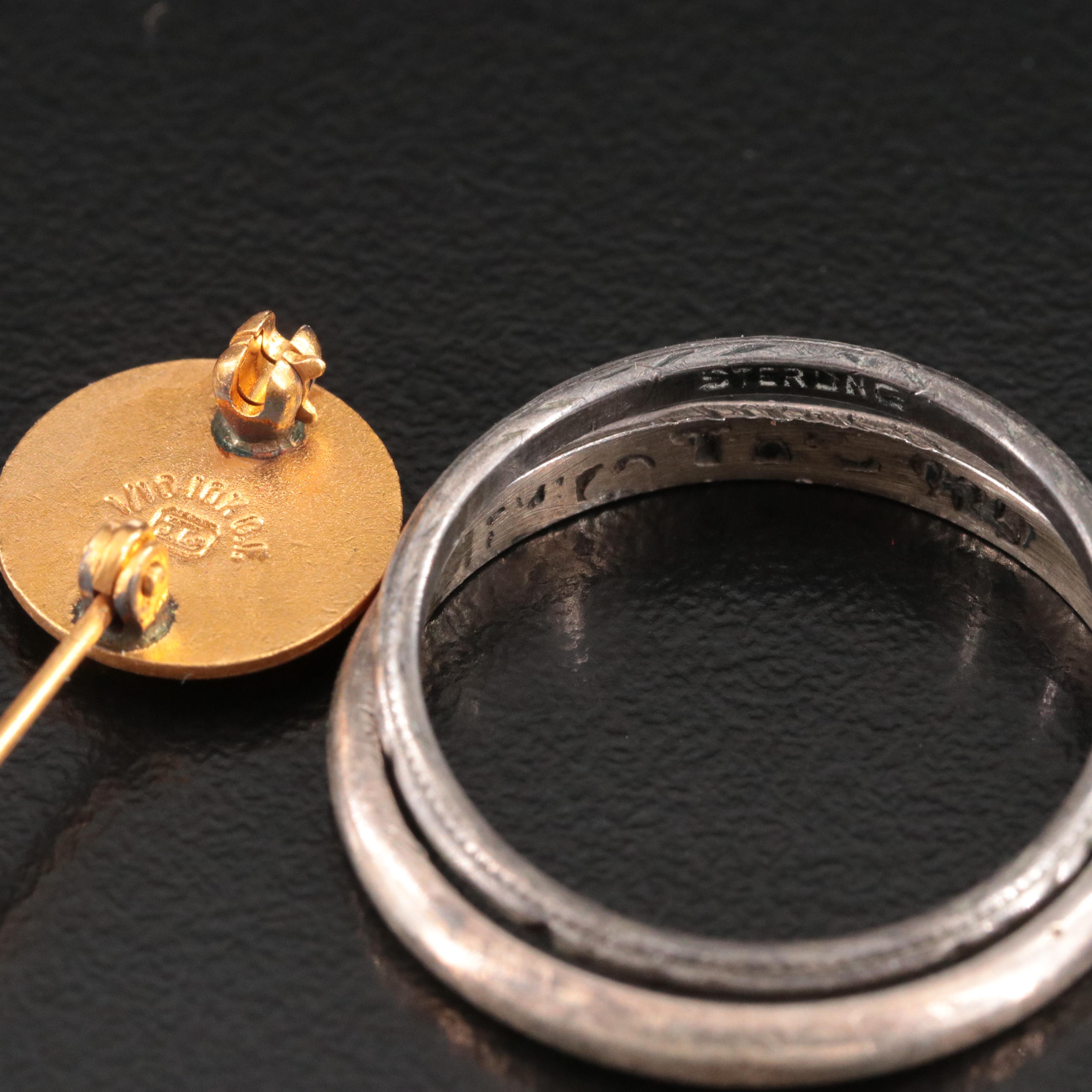 American Legion Pins Featured in Jewelry Assortment