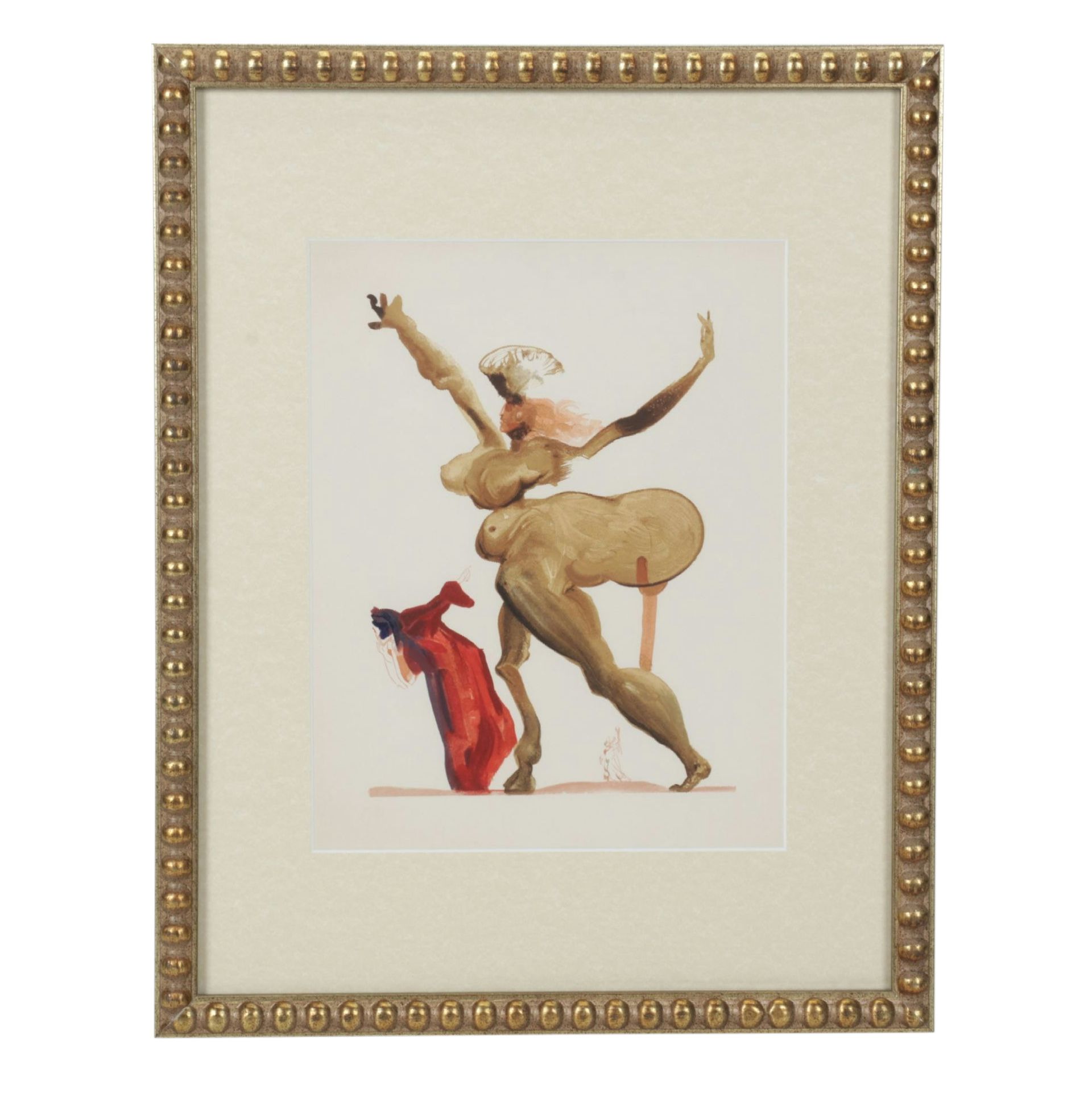 Salvador Dalí Wood Engraving "Traitors to their Hosts", 1960-64