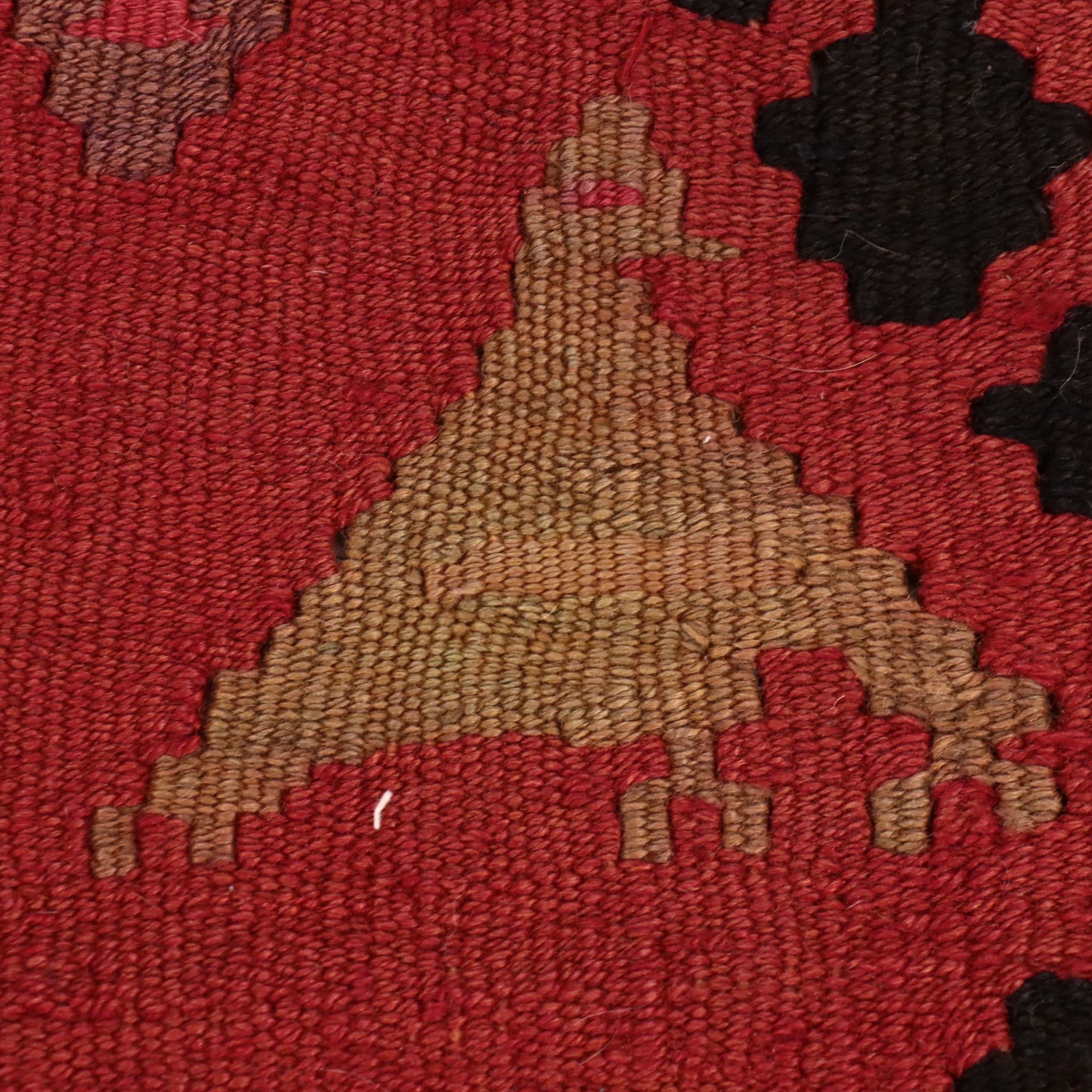 5'5 x 8'9 Handwoven Turkish Bakhtiari Kilim Area Rug