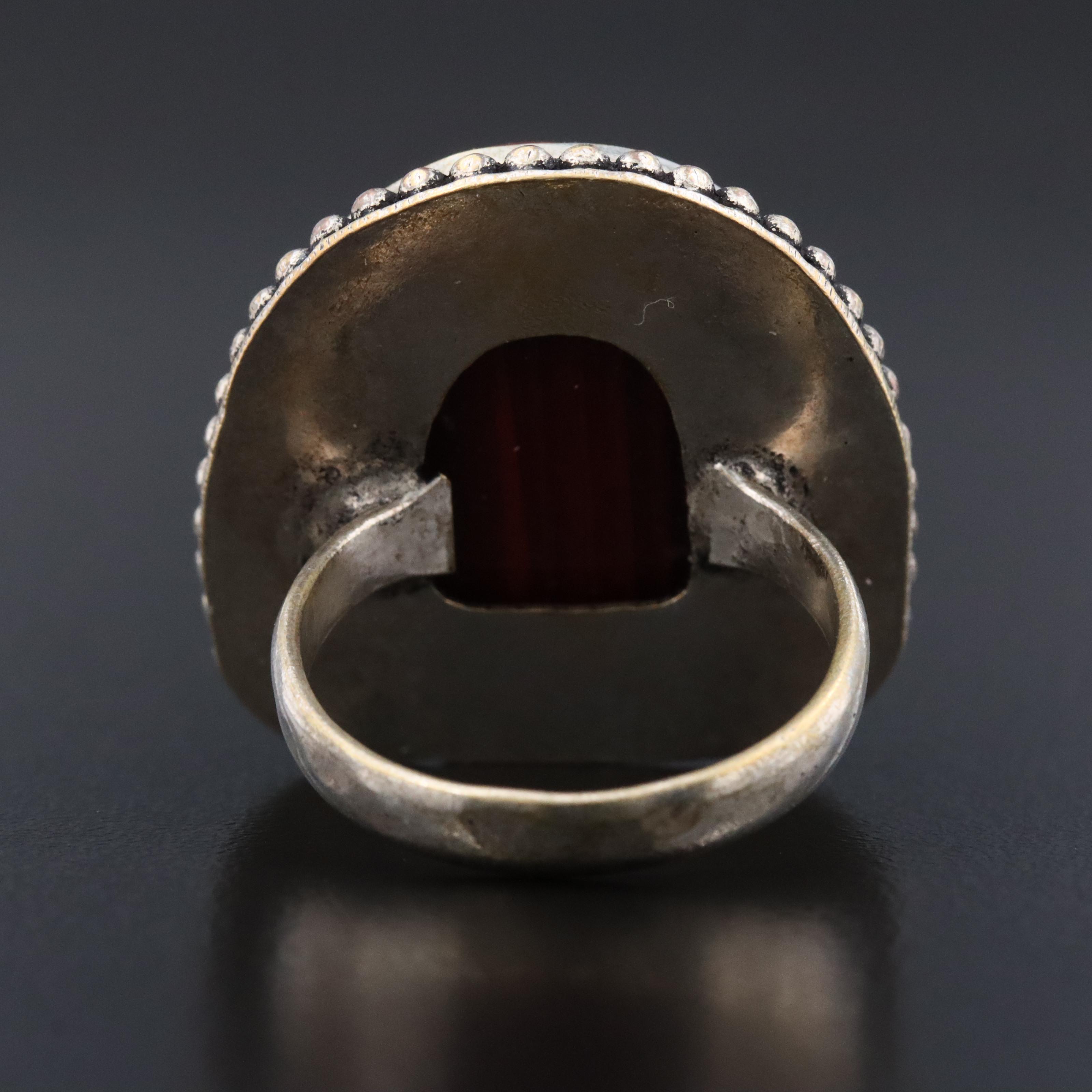 Sterling Jasper Ring
