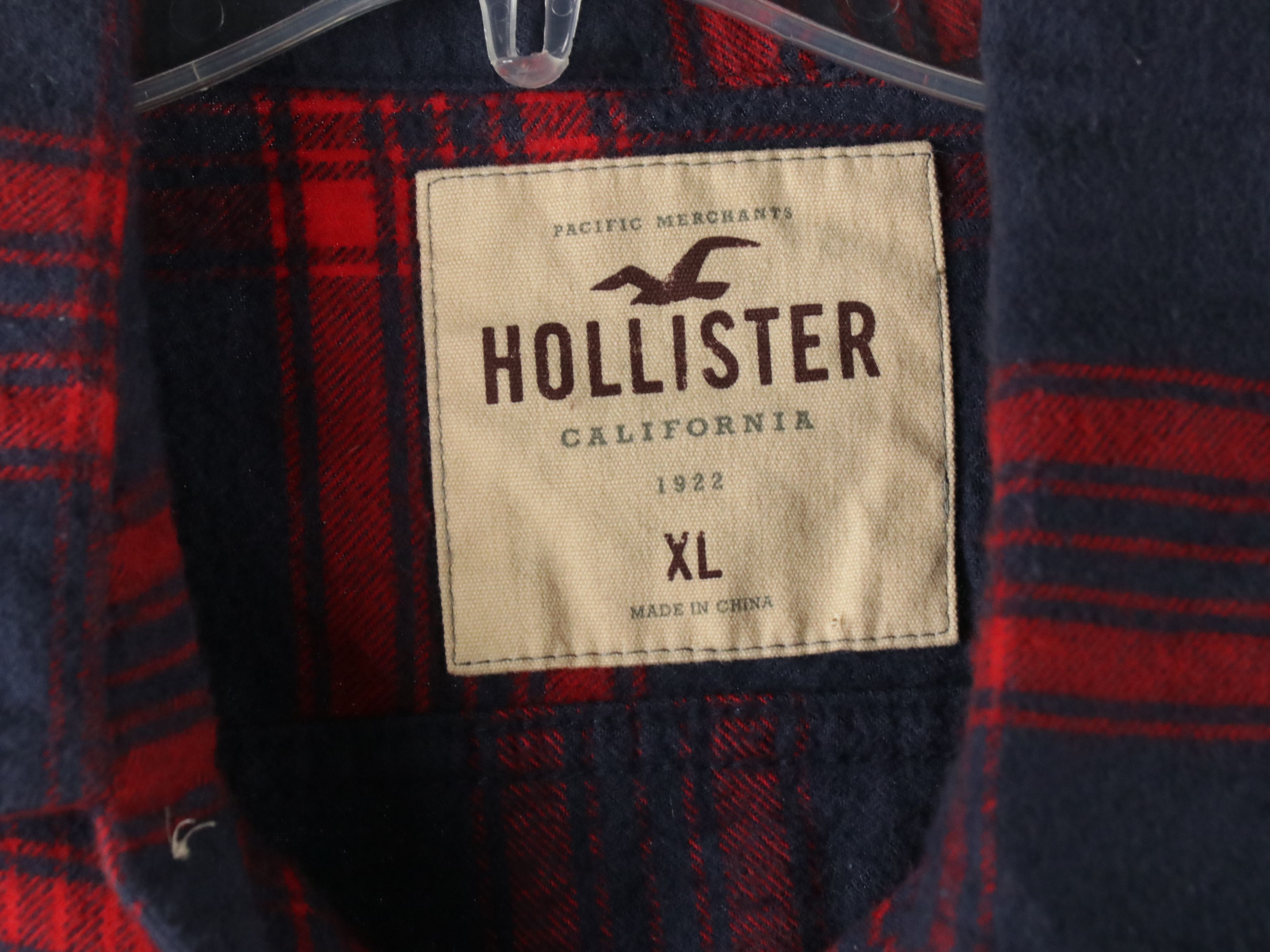 Men's Hollister and Tommy Hilfiger Colorful Flannel Shirts