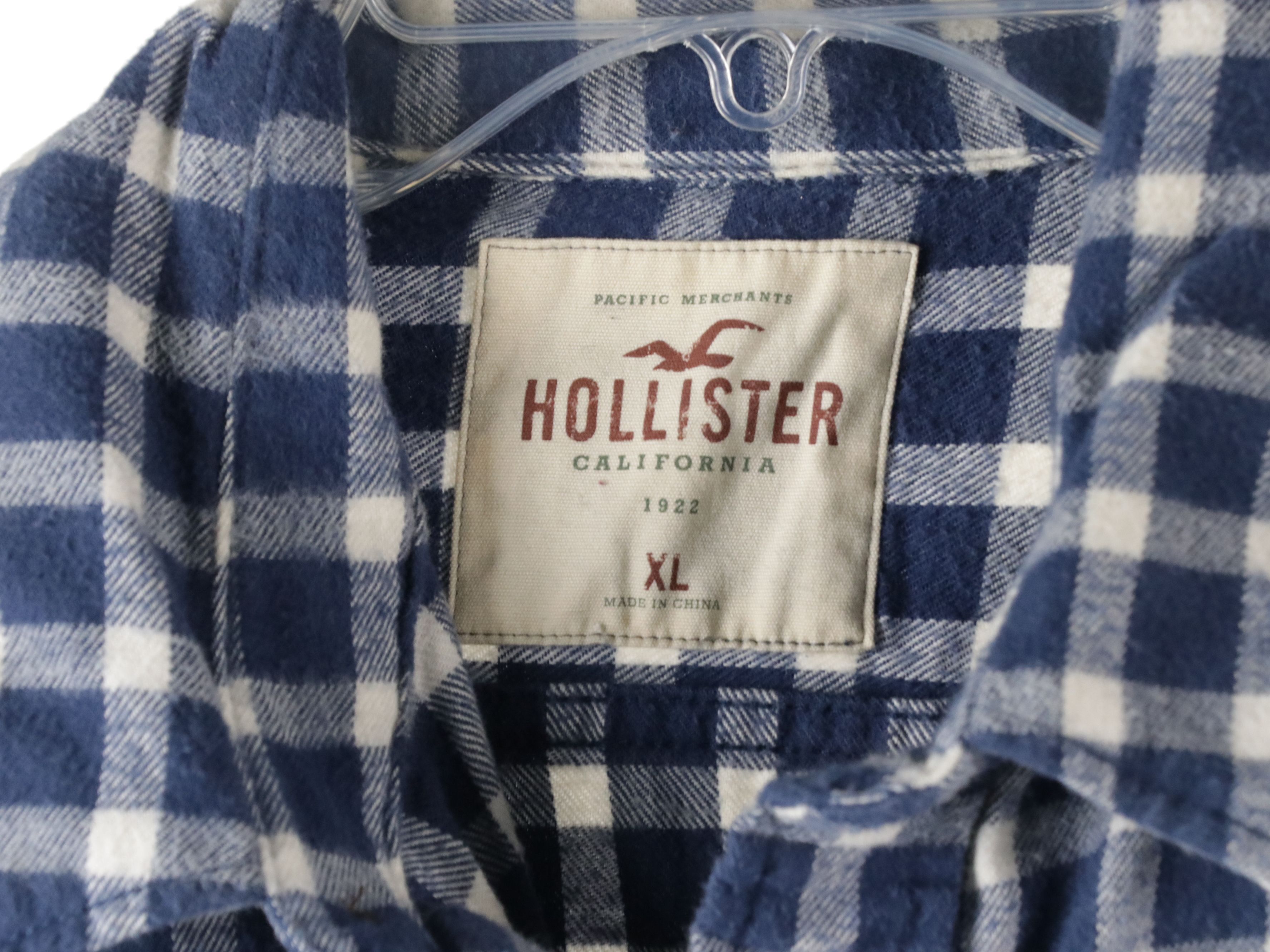 Men's Hollister and Tommy Hilfiger Colorful Flannel Shirts