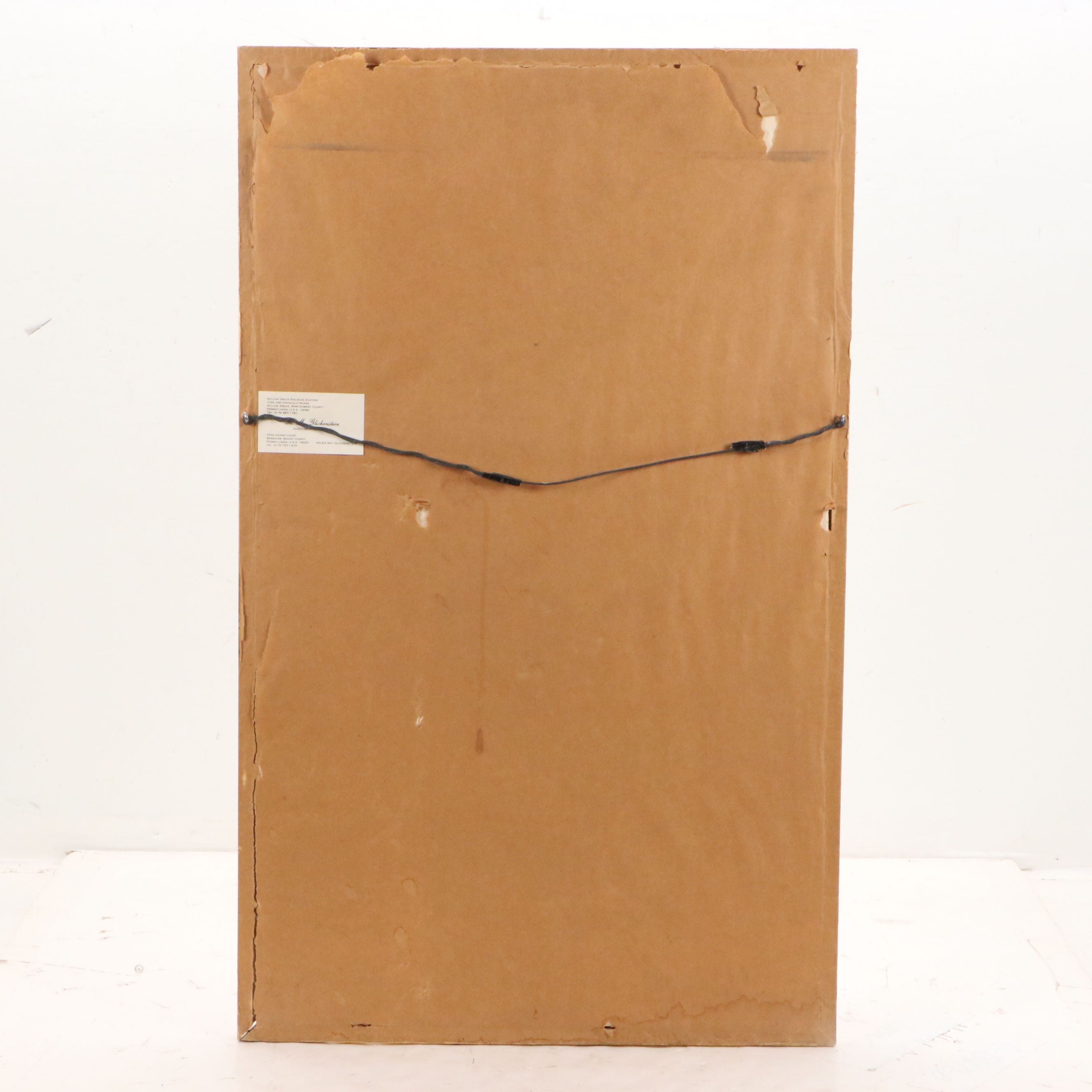 East Asian Watercolor Painting of Sparrows with Flowering Plants