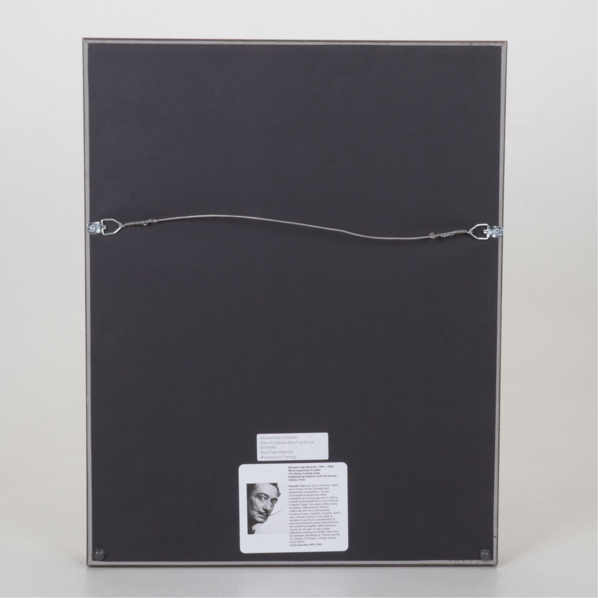 Salvador Dalí Wood Engraving "On the Edge of the Seventh Circle" 1960-64