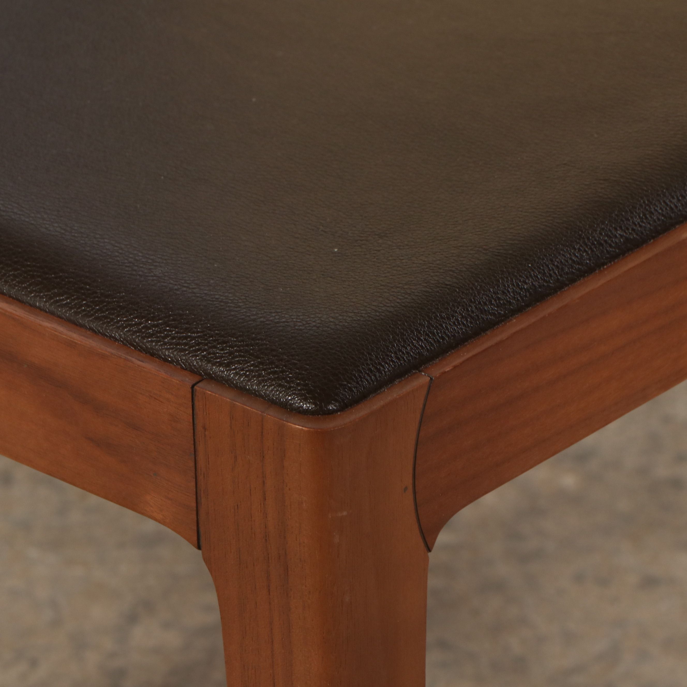 Set of Eight Jader Almeida Mid Century Modern Style Woven Back "Malha" Chairs