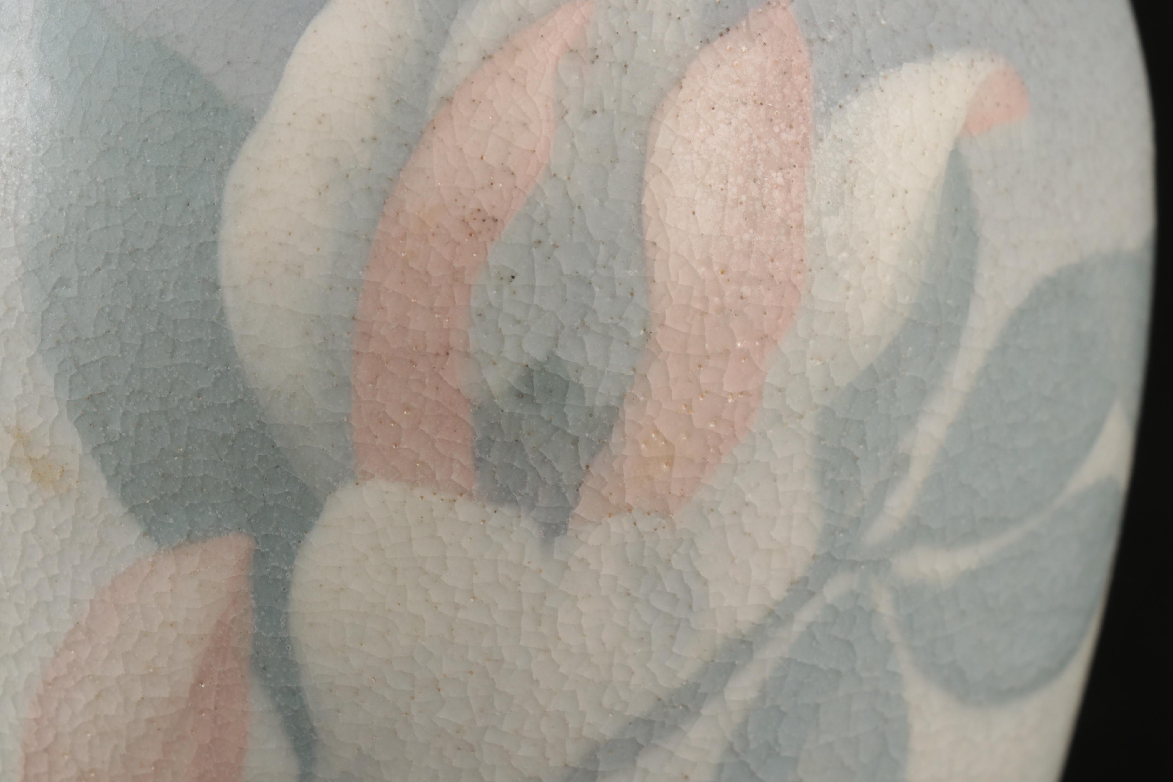 Rookwood Pottery Matte Glaze Floral Vellum Vase, 1906