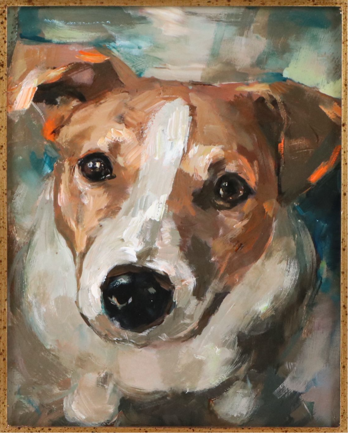Adam Deda Dog Portrait Oil Painting "Just Jack," 2025