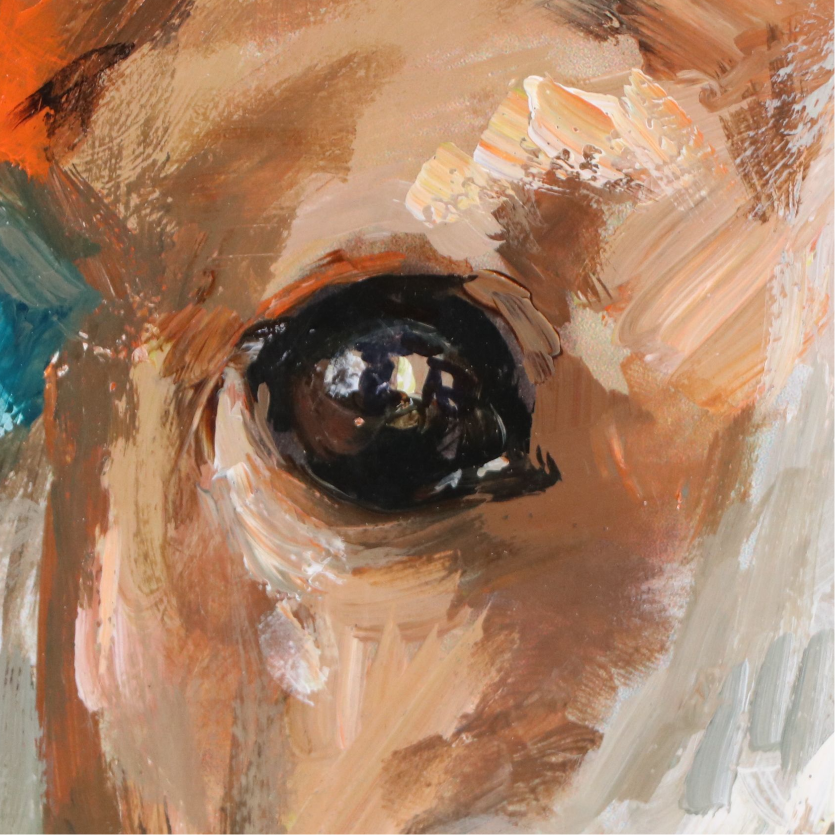 Adam Deda Dog Portrait Oil Painting "Just Jack," 2025