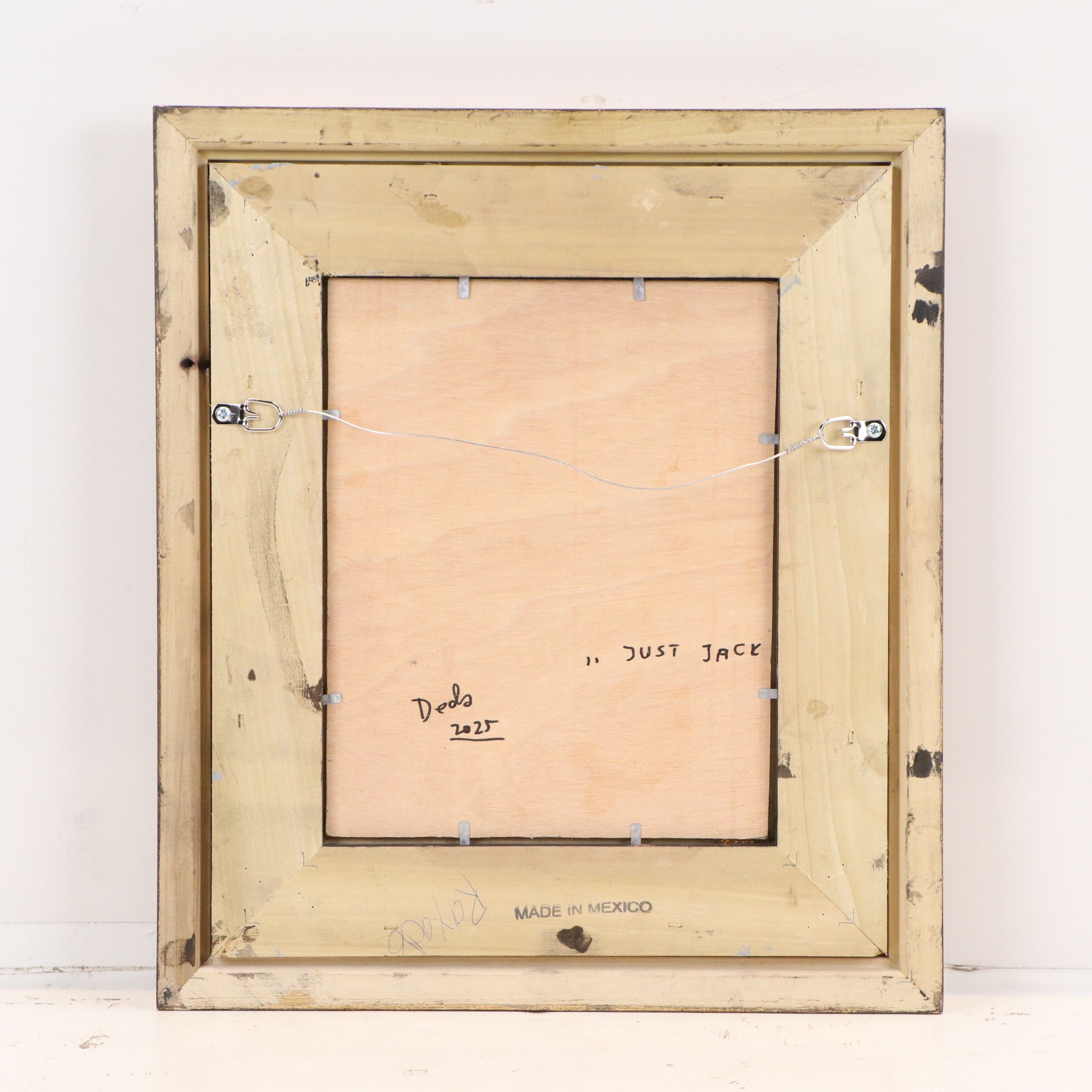 Adam Deda Dog Portrait Oil Painting "Just Jack," 2025