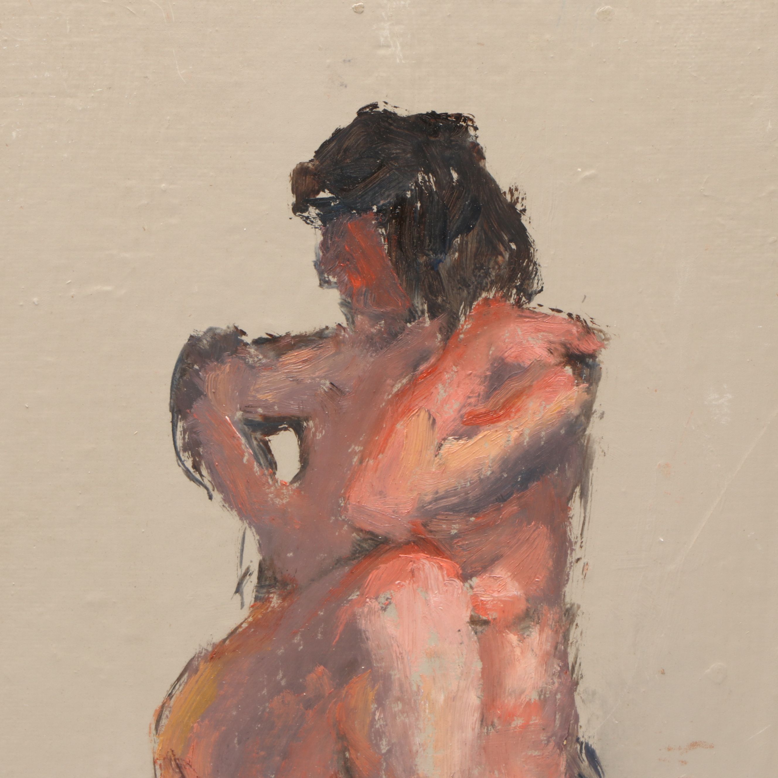 Richard Stalter Nude Figure Study Oil Paintings