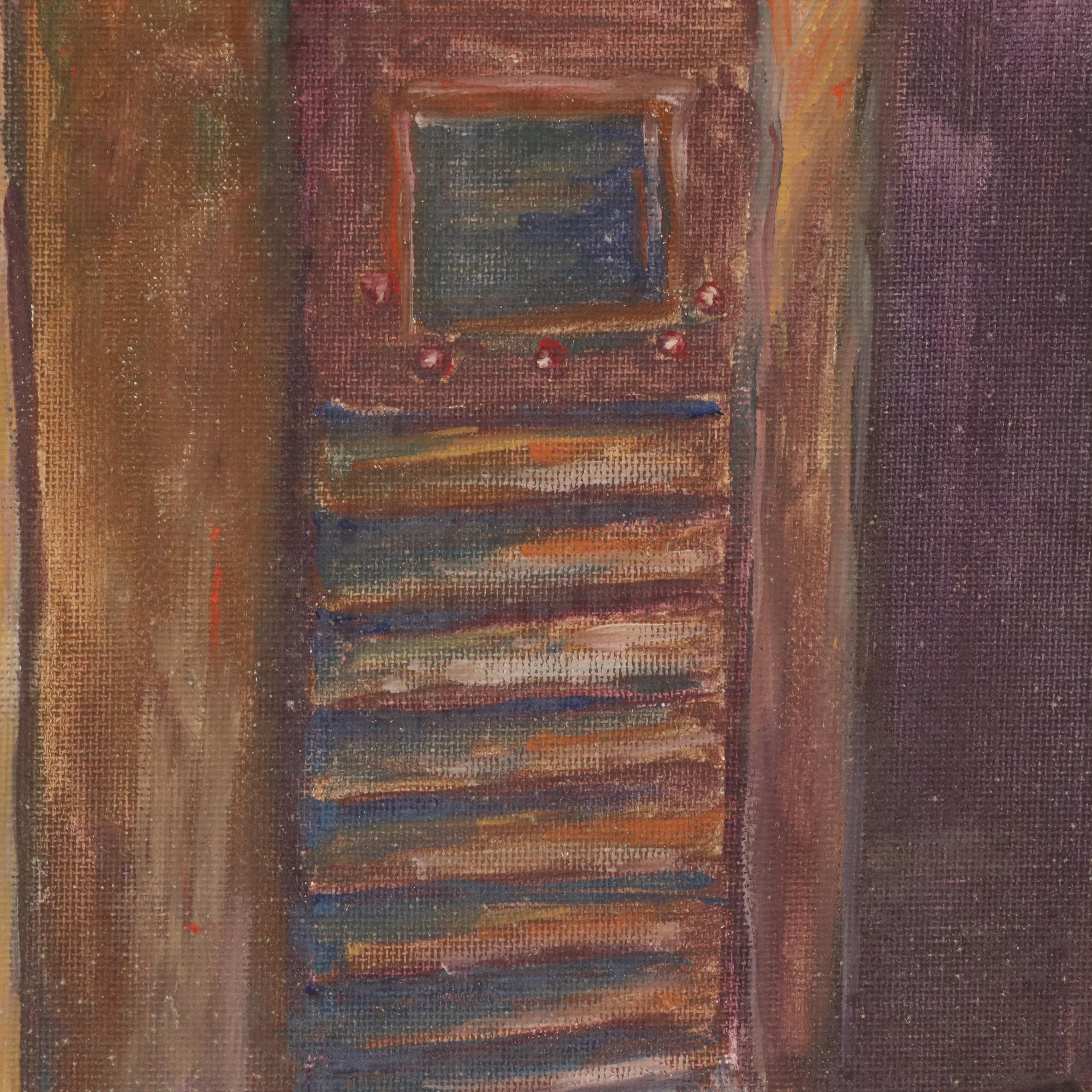 Set of Studies Including Stipple Painting After Claude Monet "Poppy Field..."