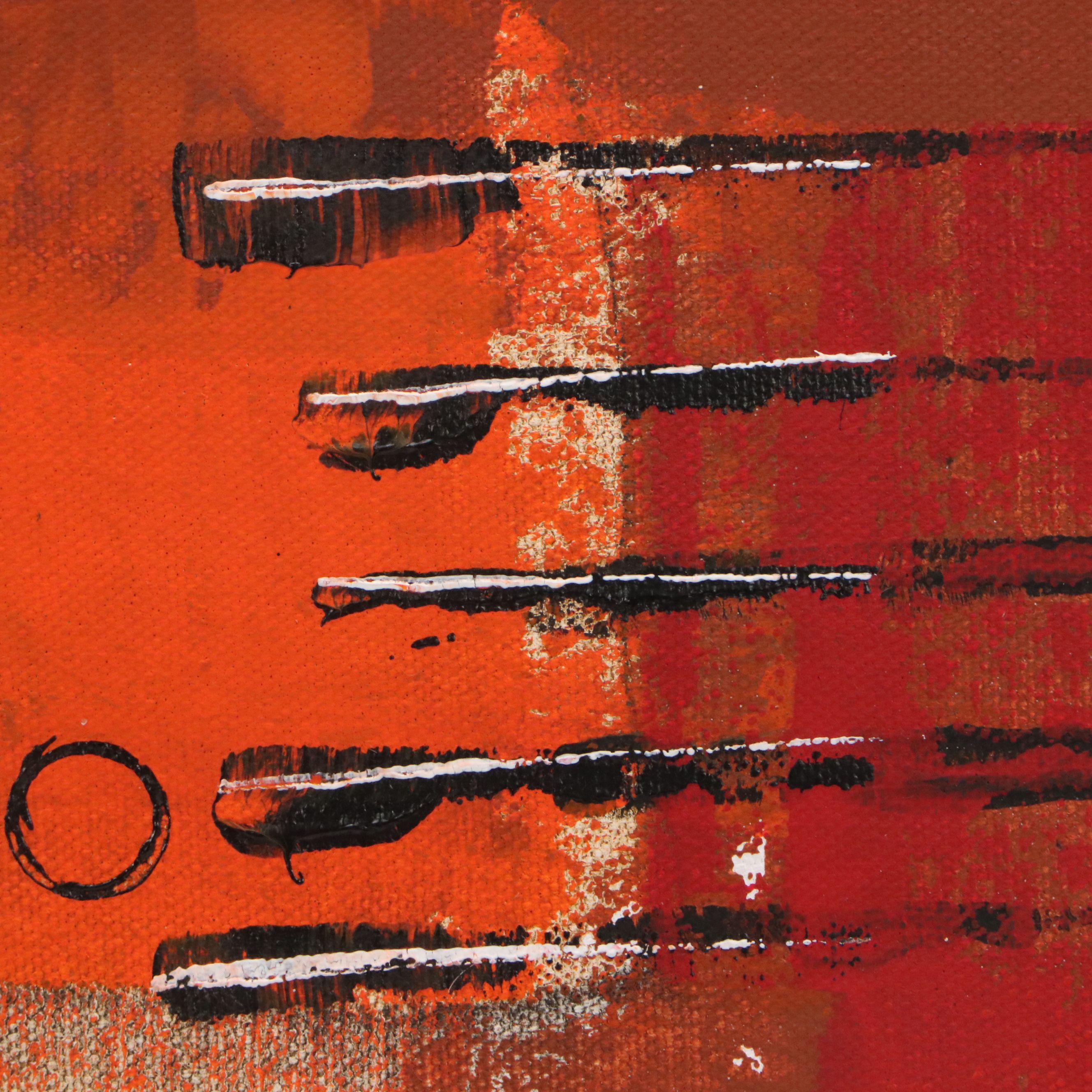 Michel Blázquez Abstract Acrylic Painting, 2025