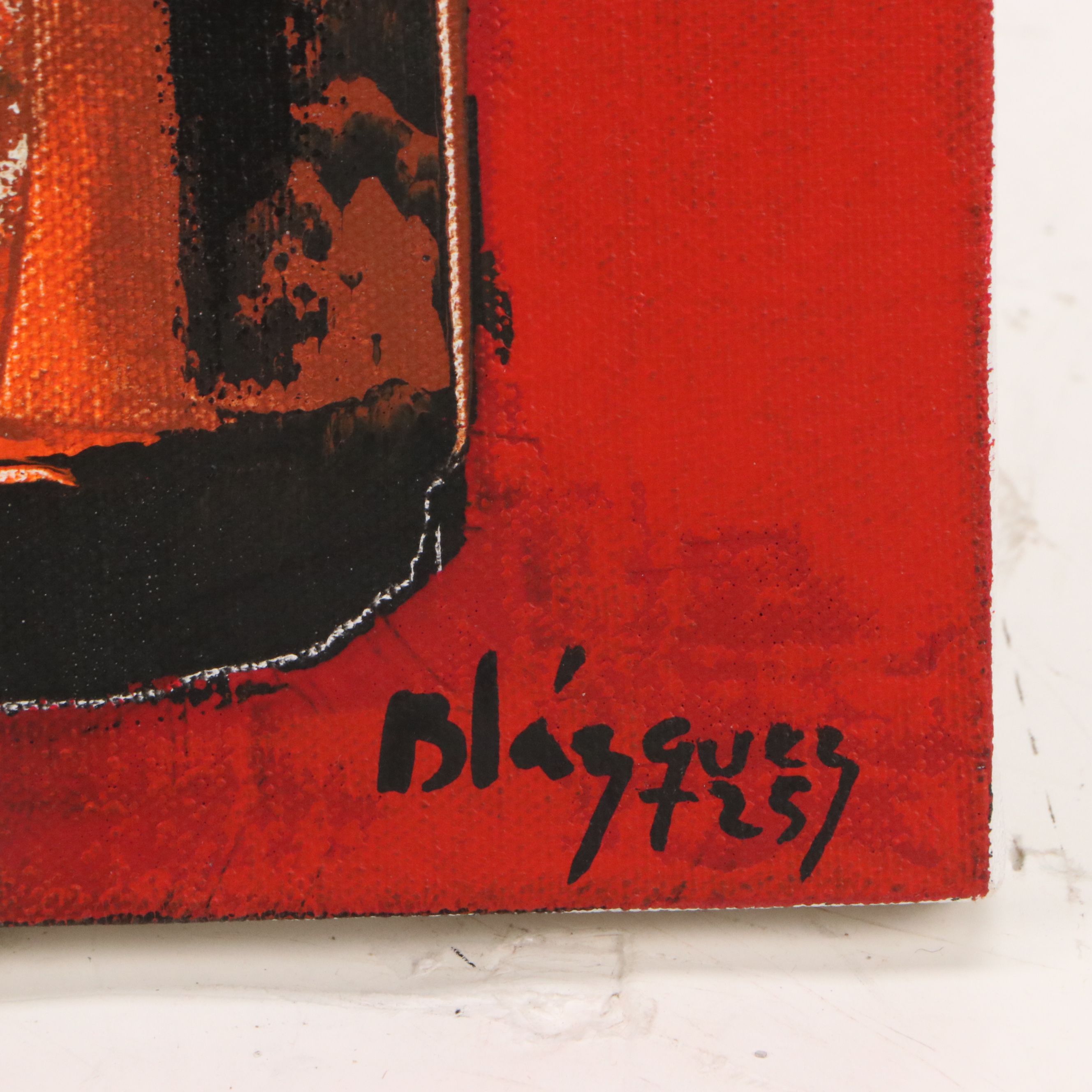 Michel Blázquez Abstract Acrylic Painting, 2025