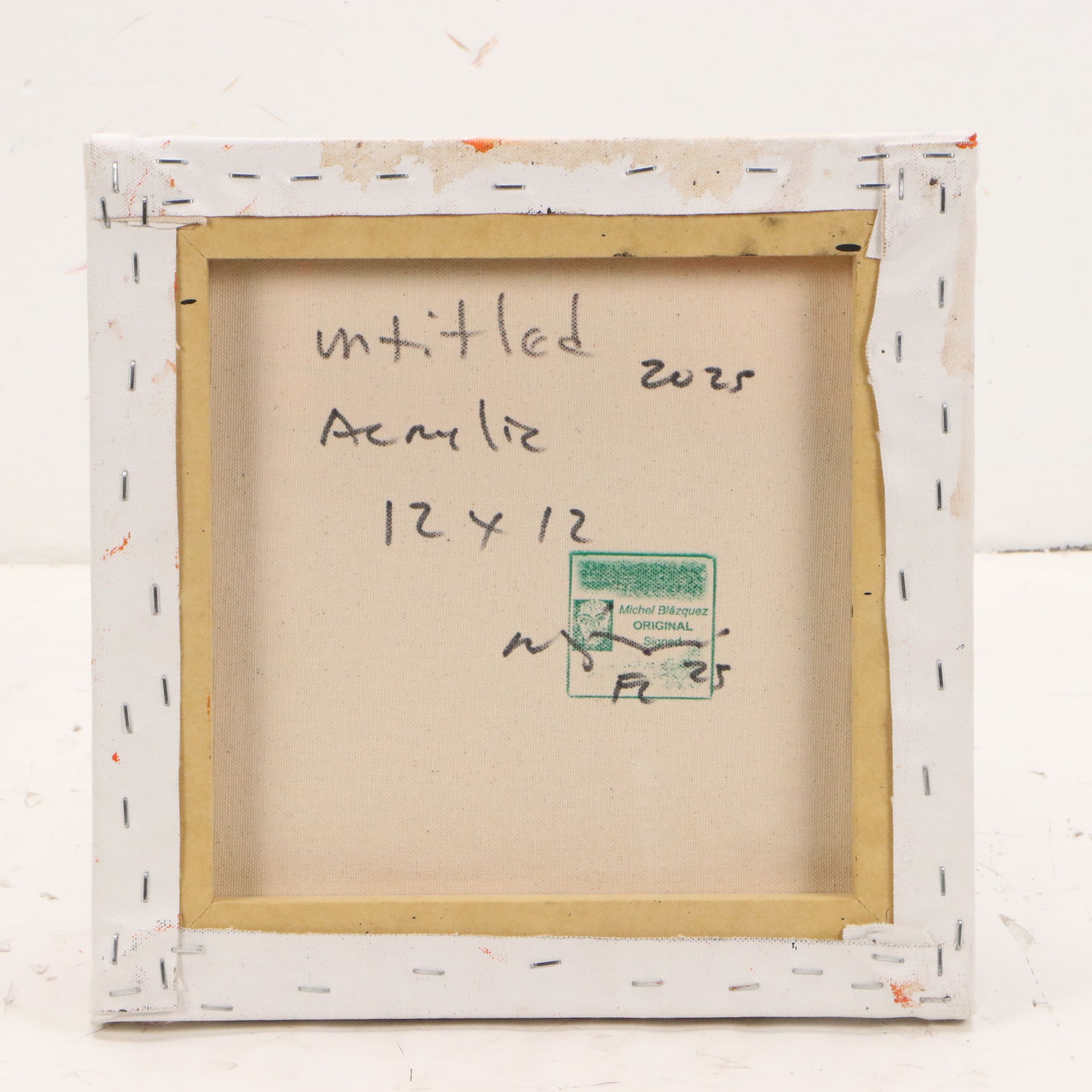 Michel Blázquez Abstract Acrylic Painting, 2025