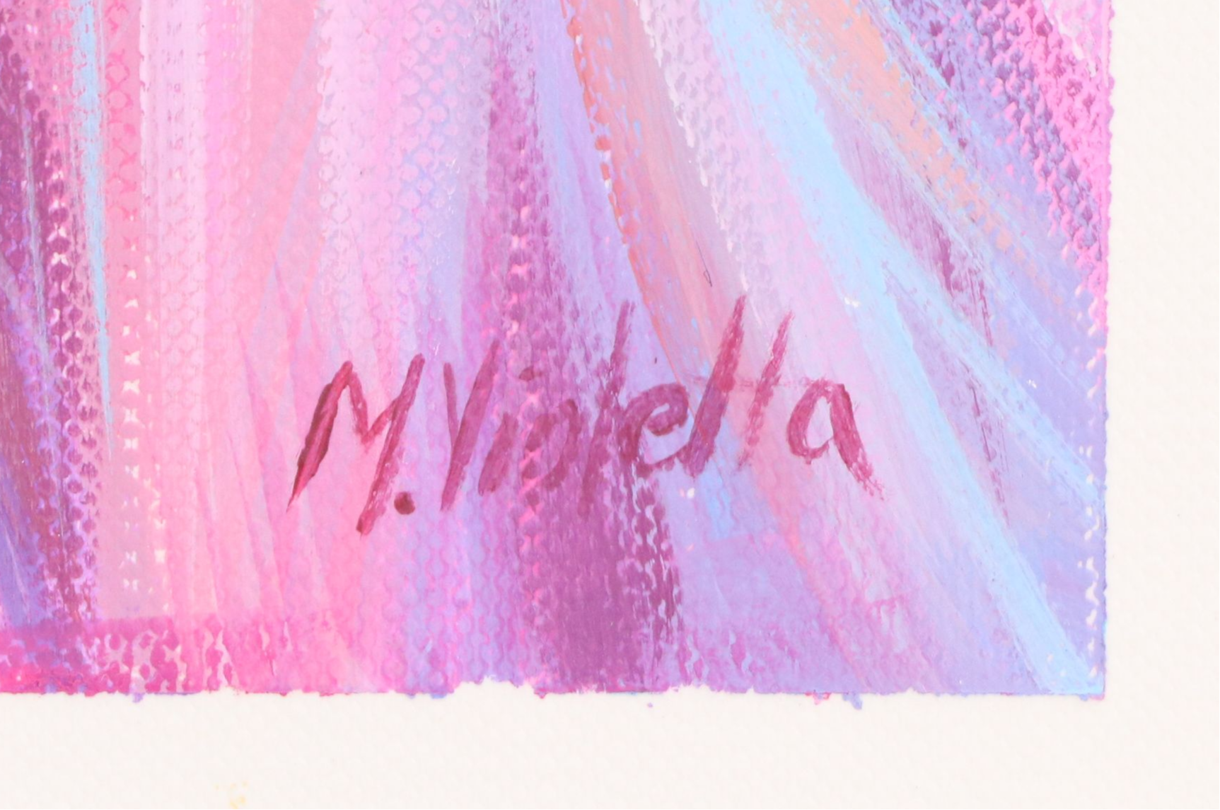 Violetta Rudakova Oil Painting of Flamingo, 21st Century