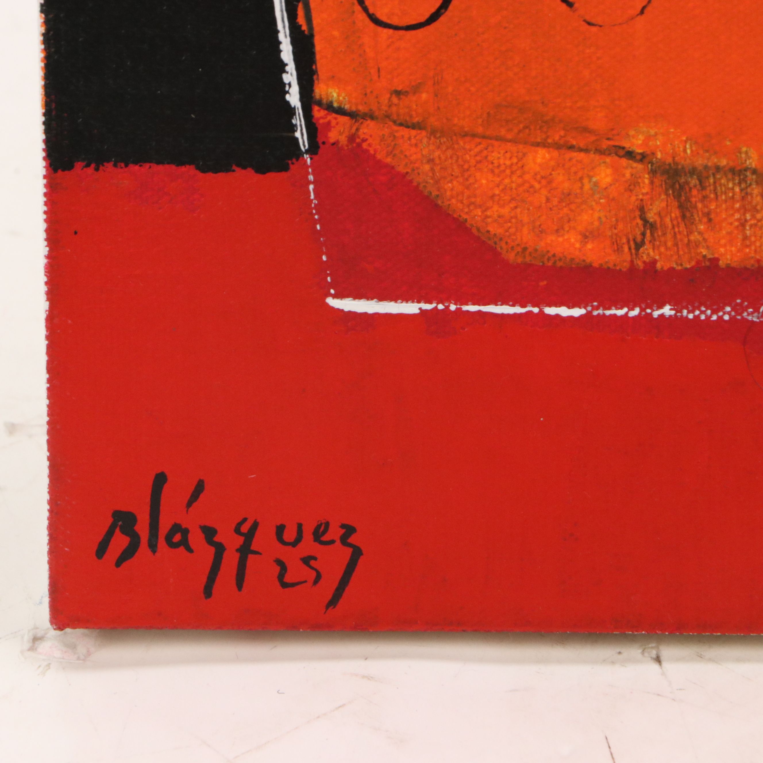 Michel Blázquez Abstract Acrylic Painting, 2025