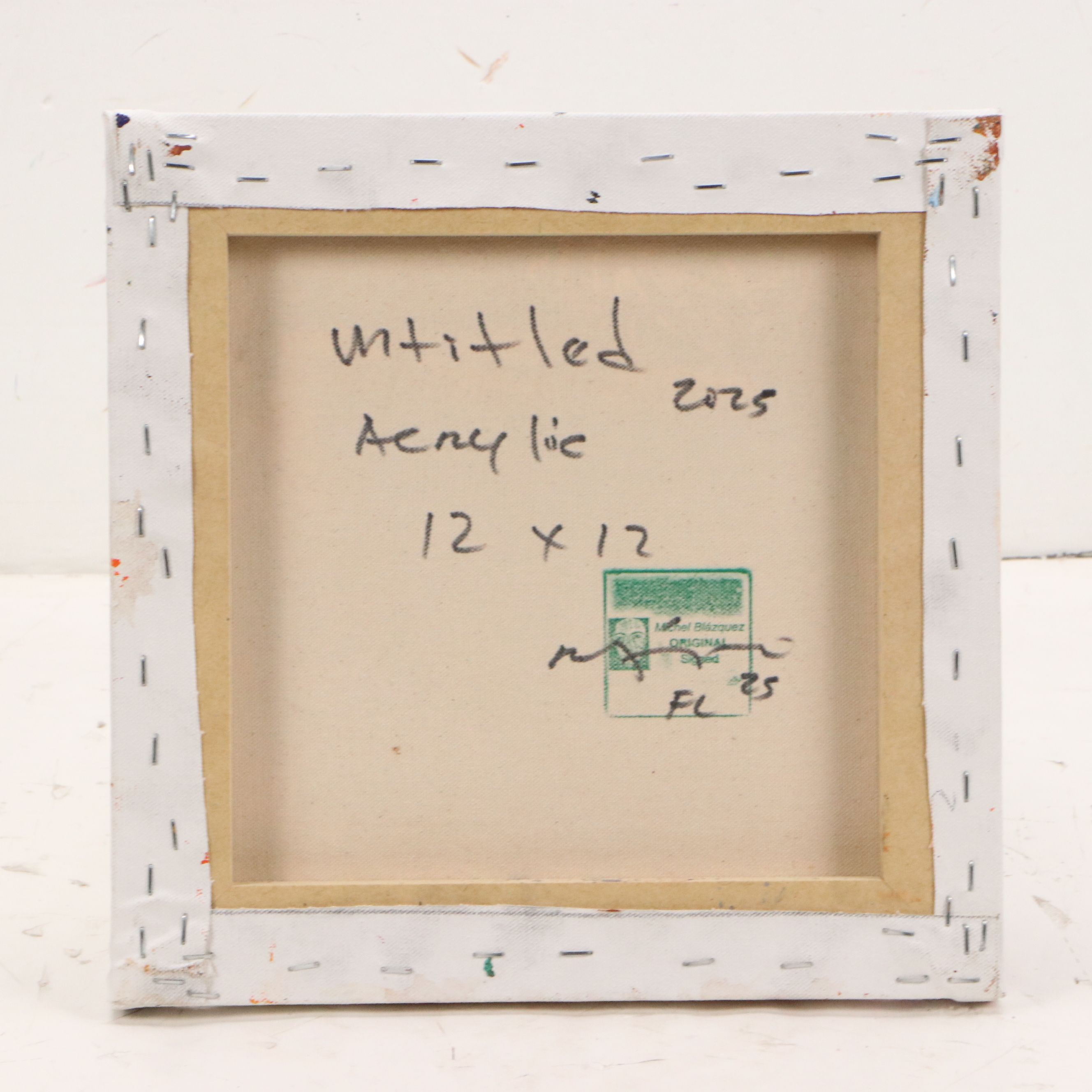 Michel Blázquez Abstract Acrylic Painting, 2025